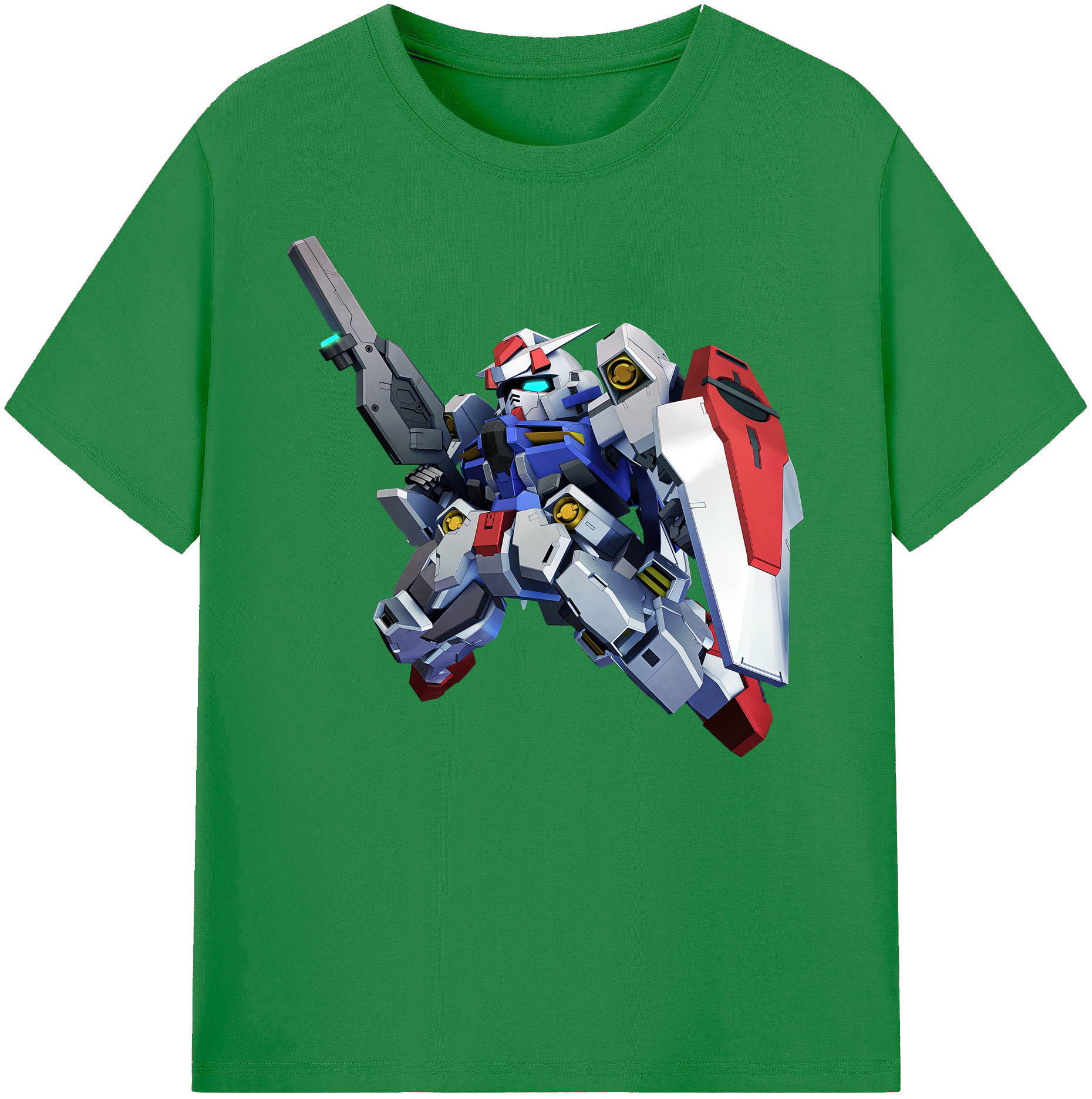 （画像用） 機動戦士ガンダム Mobile Suit Gundam 綿100％ メンズ半袖Tシャツ｜肌触りやわらか＆通気性