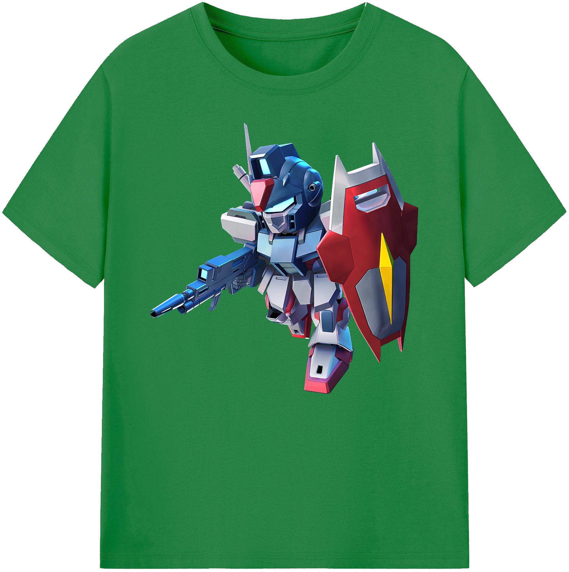 （画像用） 機動戦士ガンダム Mobile Suit Gundam 綿100％ メンズ半袖Tシャツ｜肌触りやわらか＆通気性