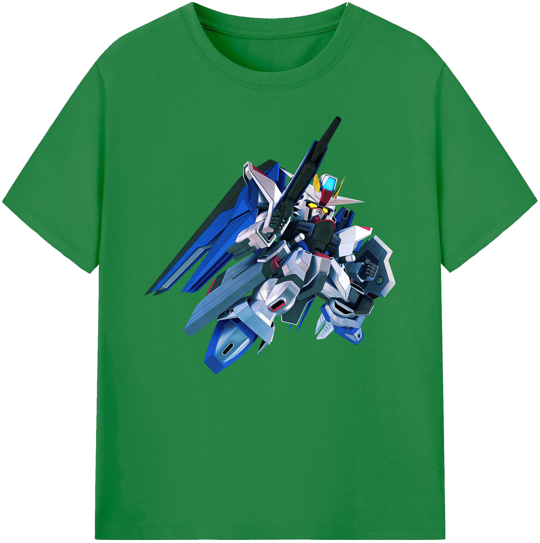 （画像用） 機動戦士ガンダム Mobile Suit Gundam 綿100％ メンズ半袖Tシャツ｜肌触りやわらか＆通気性