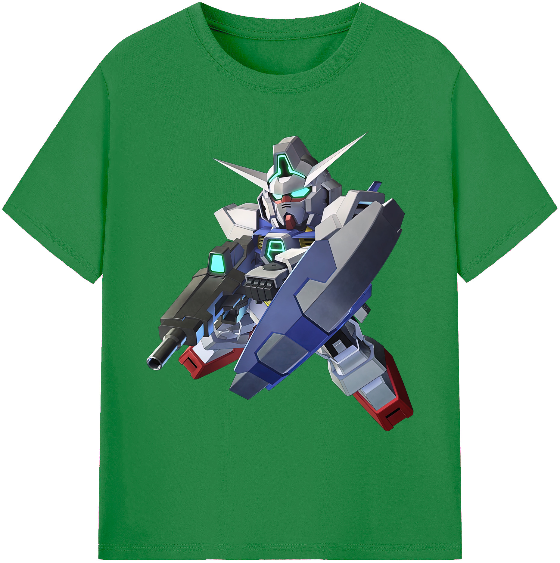 （画像用） 機動戦士ガンダム Mobile Suit Gundam 綿100％ メンズ半袖Tシャツ｜肌触りやわらか＆通気性