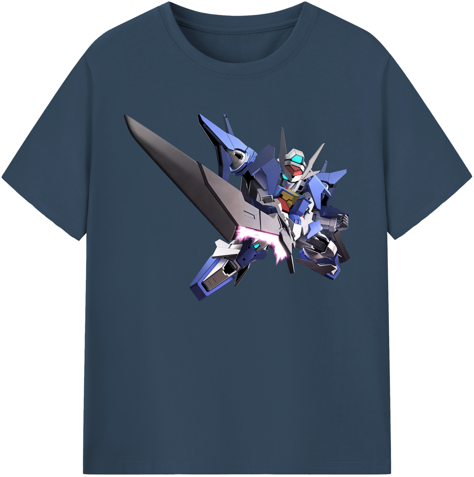 （画像用） 機動戦士ガンダム Mobile Suit Gundam 綿100％ メンズ半袖Tシャツ｜肌触りやわらか＆通気性