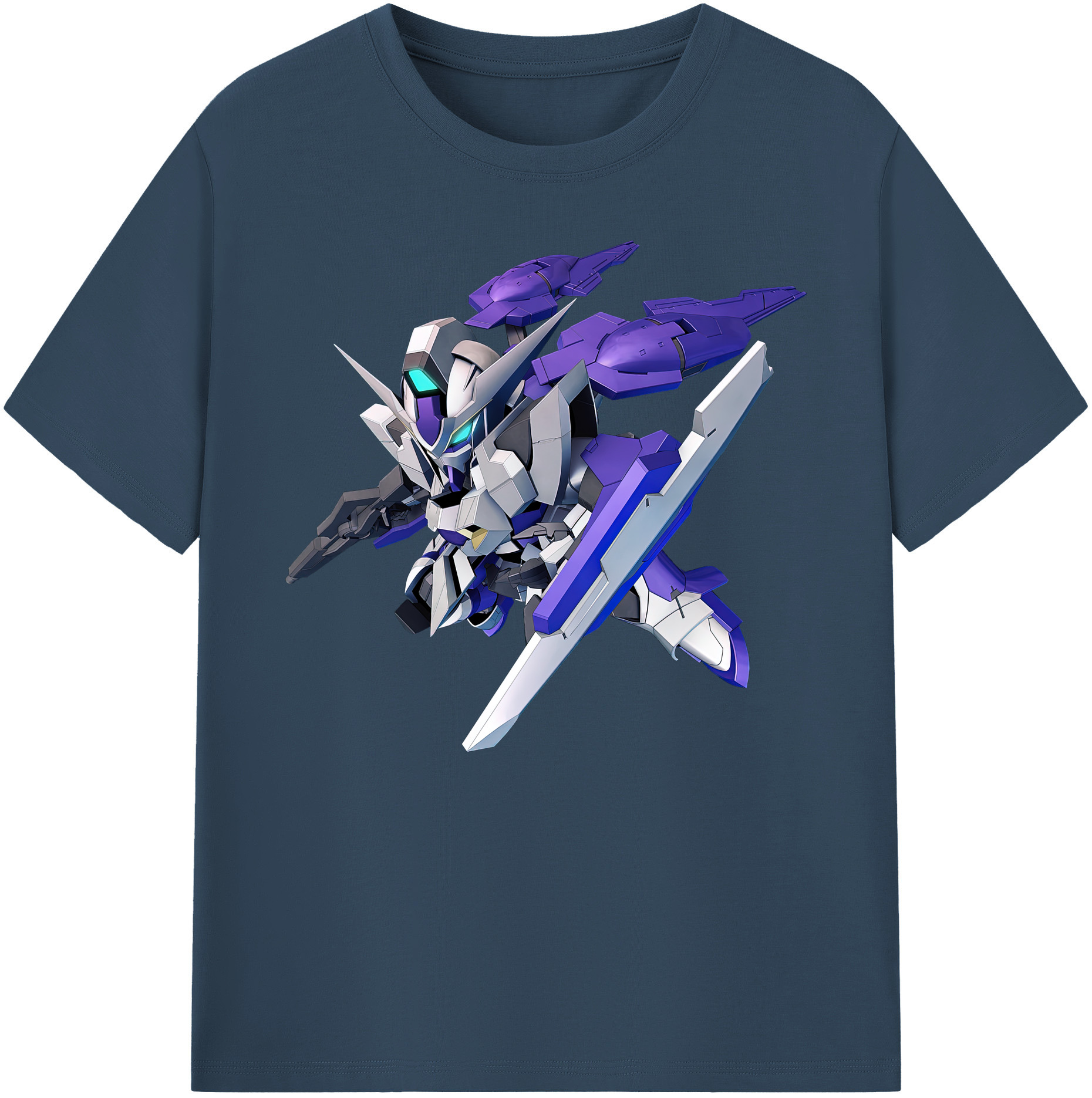 （画像用） 機動戦士ガンダム Mobile Suit Gundam 綿100％ メンズ半袖Tシャツ｜肌触りやわらか＆通気性