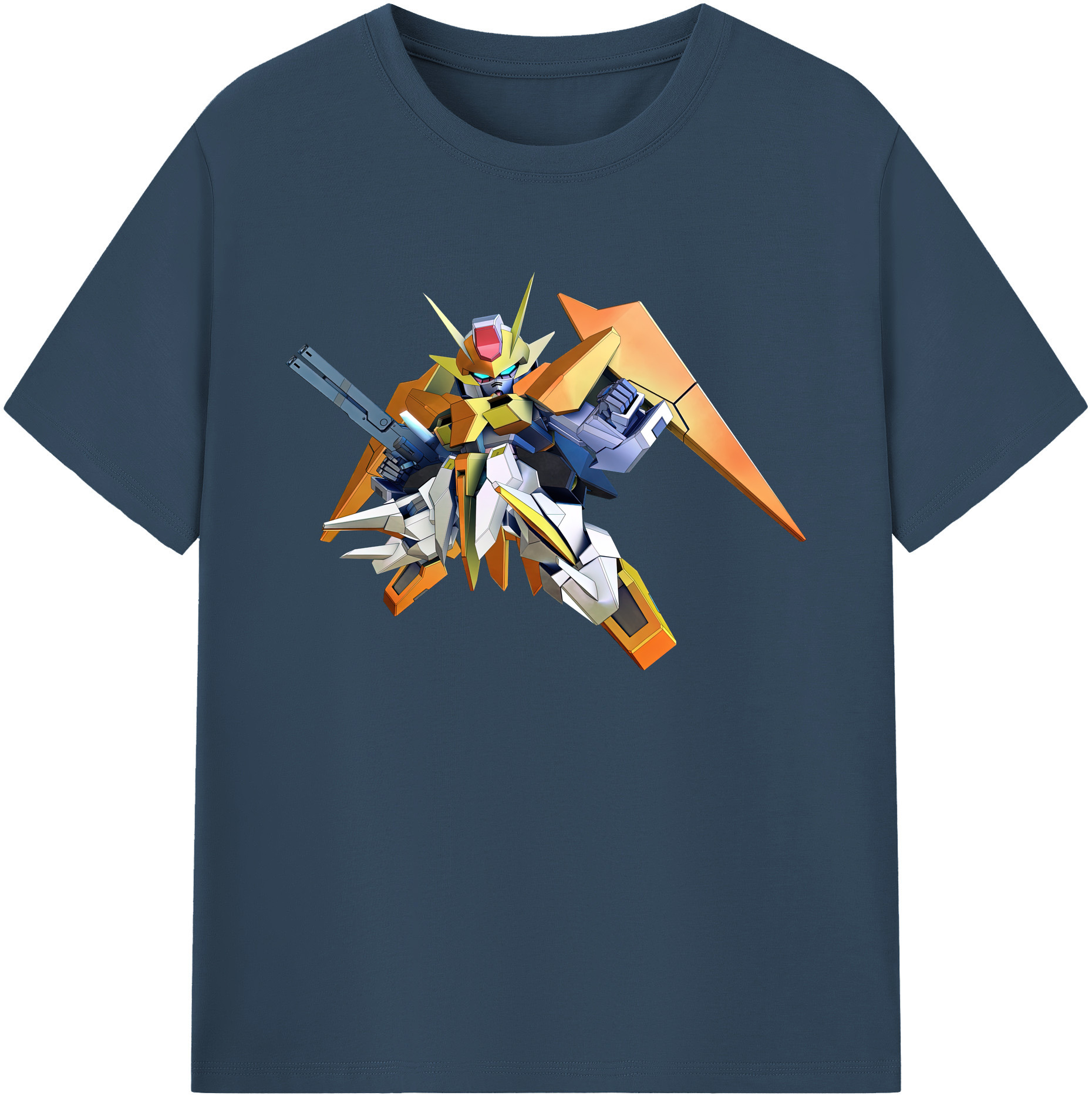 （画像用） 機動戦士ガンダム Mobile Suit Gundam 綿100％ メンズ半袖Tシャツ｜肌触りやわらか＆通気性