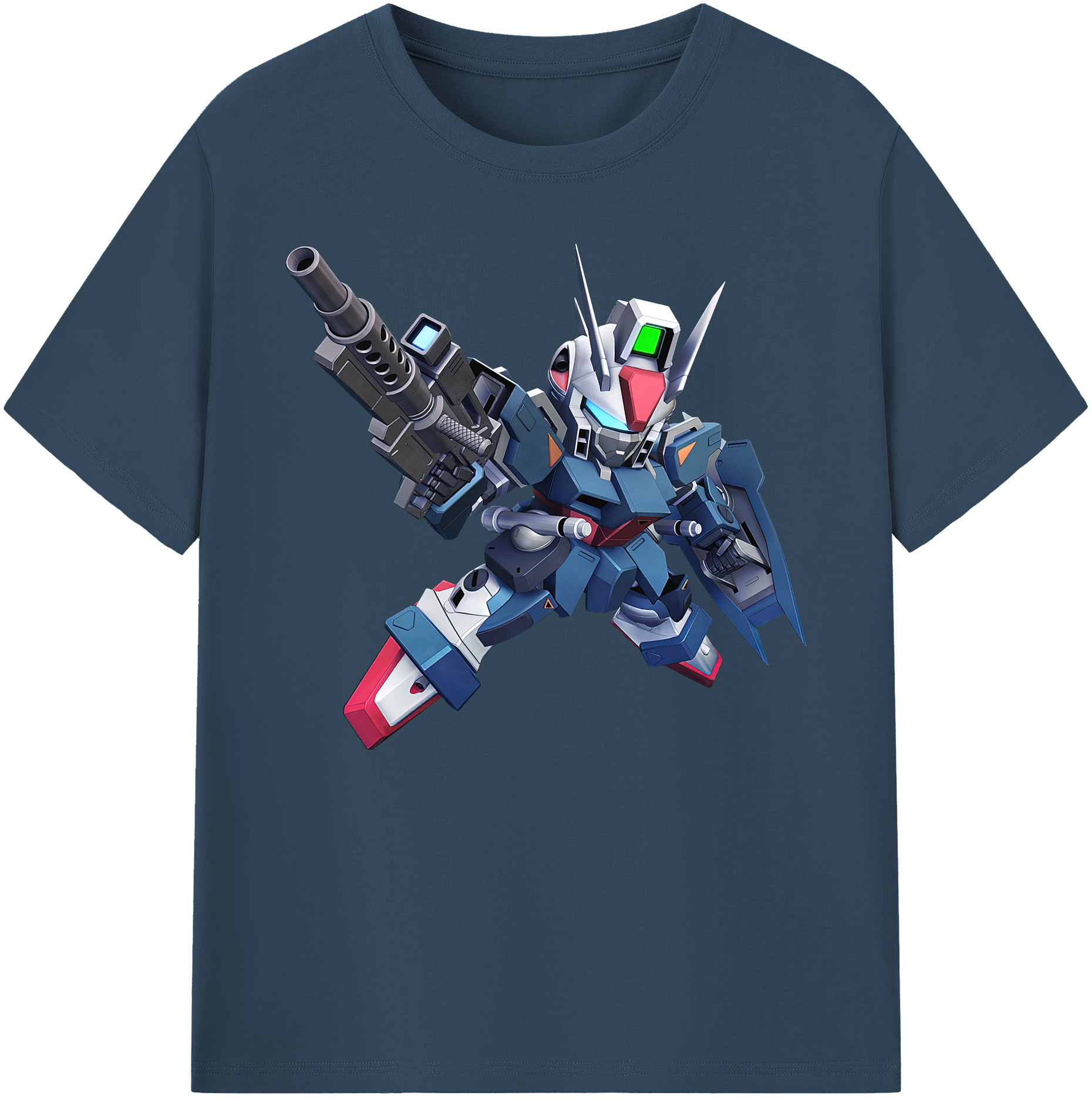 （画像用） 機動戦士ガンダム Mobile Suit Gundam 綿100％ メンズ半袖Tシャツ｜肌触りやわらか＆通気性