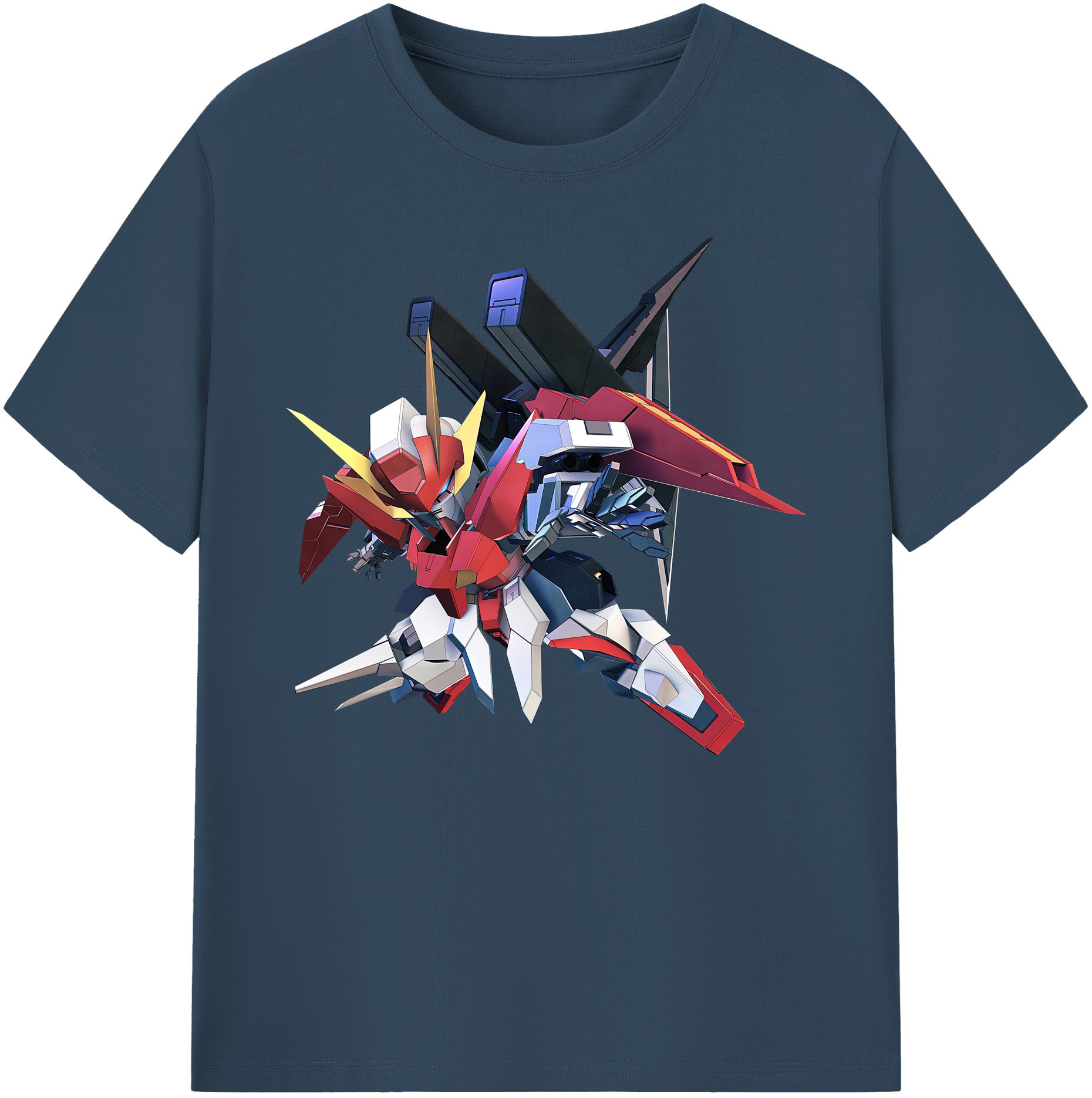 （画像用） 機動戦士ガンダム Mobile Suit Gundam 綿100％ メンズ半袖Tシャツ｜肌触りやわらか＆通気性