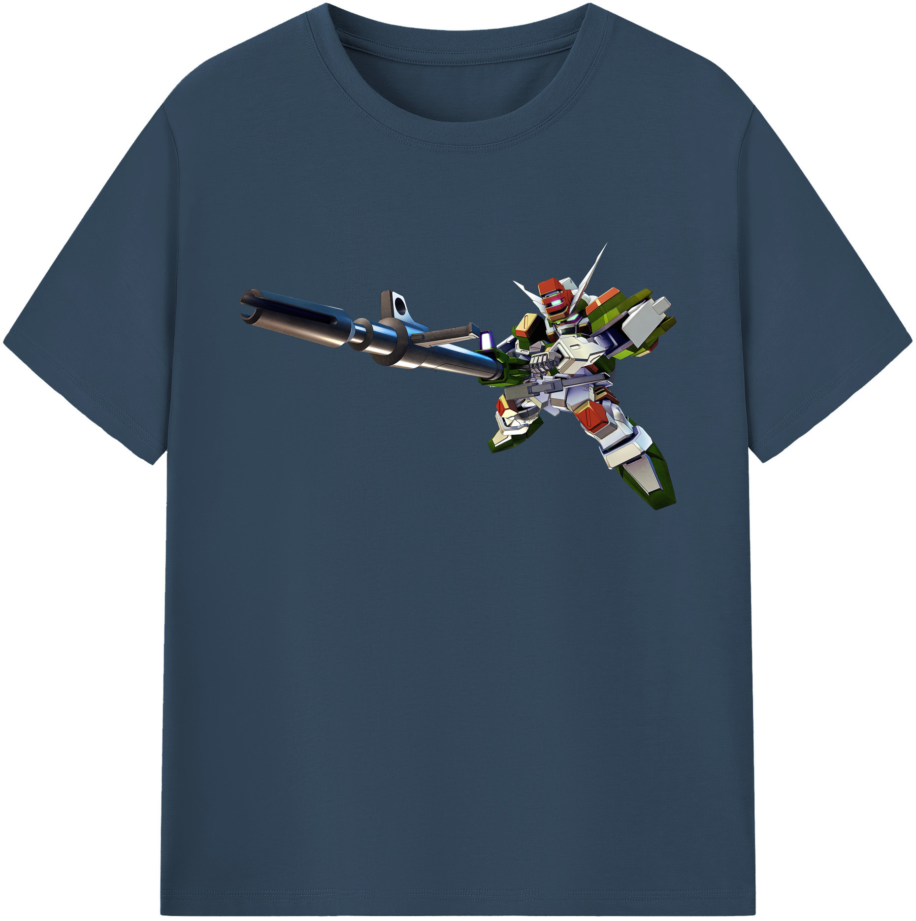 （画像用） 機動戦士ガンダム Mobile Suit Gundam 綿100％ メンズ半袖Tシャツ｜肌触りやわらか＆通気性
