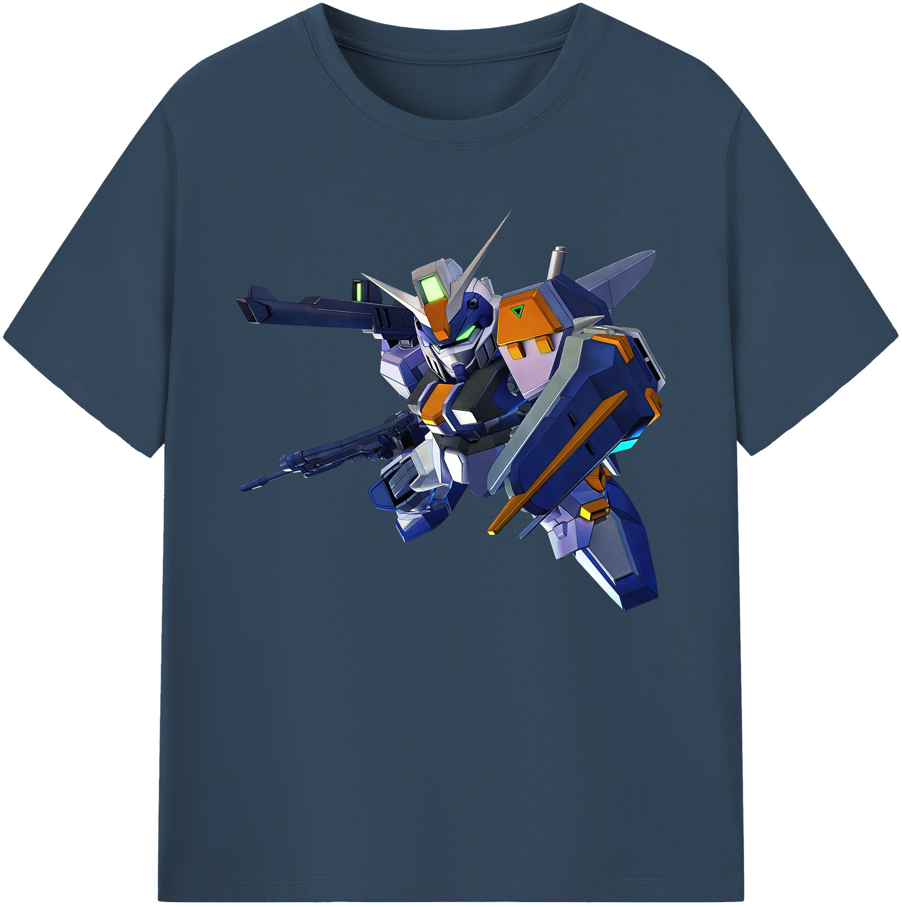 （画像用） 機動戦士ガンダム Mobile Suit Gundam 綿100％ メンズ半袖Tシャツ｜肌触りやわらか＆通気性