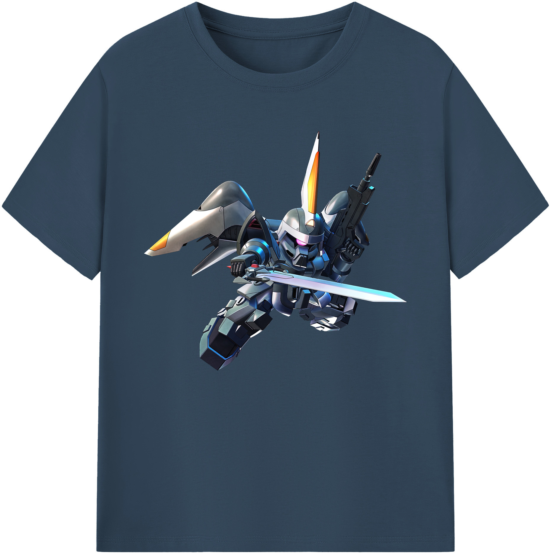 （画像用） 機動戦士ガンダム Mobile Suit Gundam 綿100％ メンズ半袖Tシャツ｜肌触りやわらか＆通気性