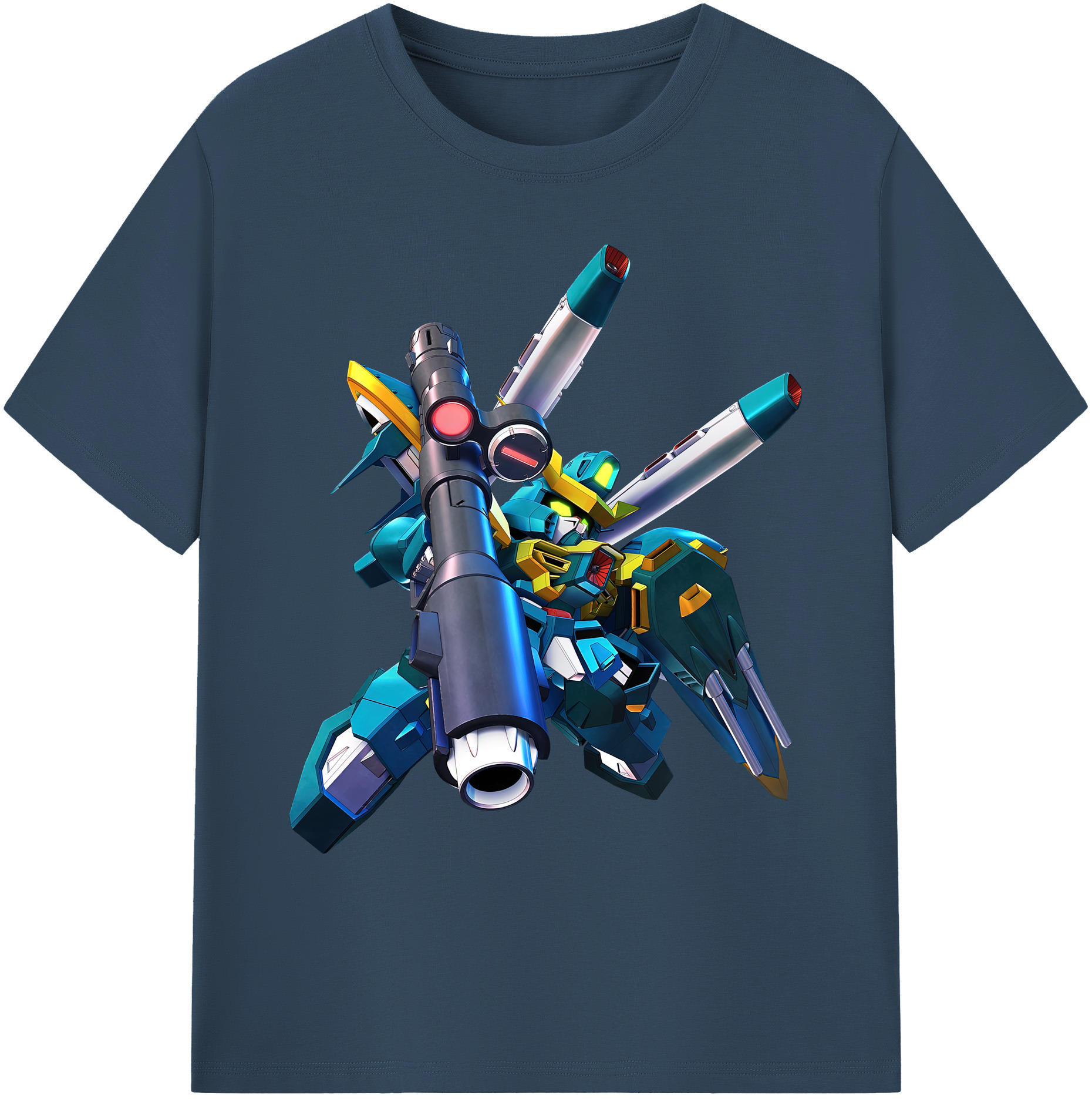 （画像用） 機動戦士ガンダム Mobile Suit Gundam 綿100％ メンズ半袖Tシャツ｜肌触りやわらか＆通気性
