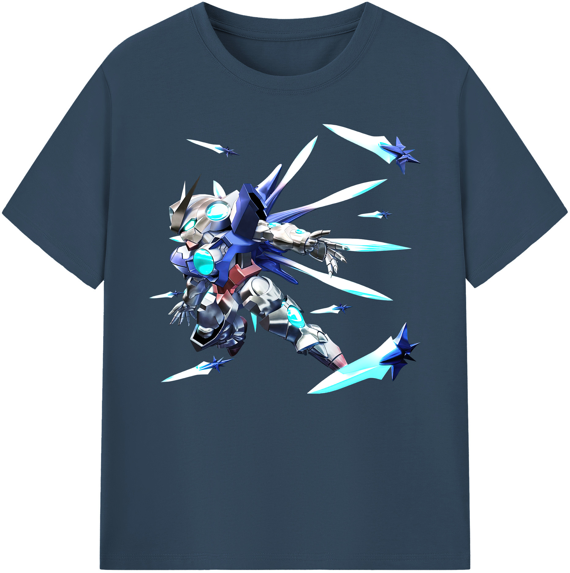 （画像用） 機動戦士ガンダム Mobile Suit Gundam 綿100％ メンズ半袖Tシャツ｜肌触りやわらか＆通気性