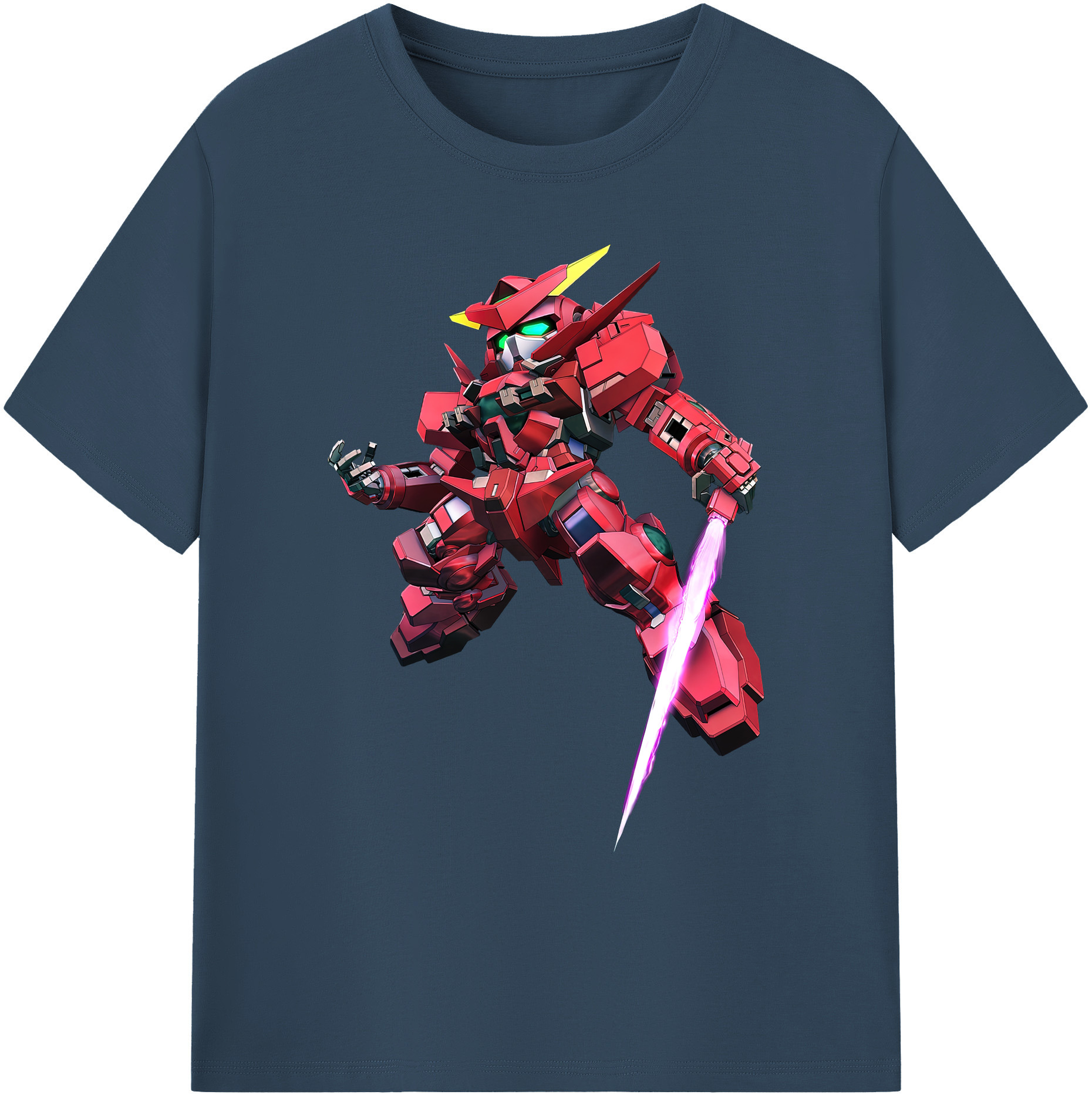 （画像用） 機動戦士ガンダム Mobile Suit Gundam 綿100％ メンズ半袖Tシャツ｜肌触りやわらか＆通気性