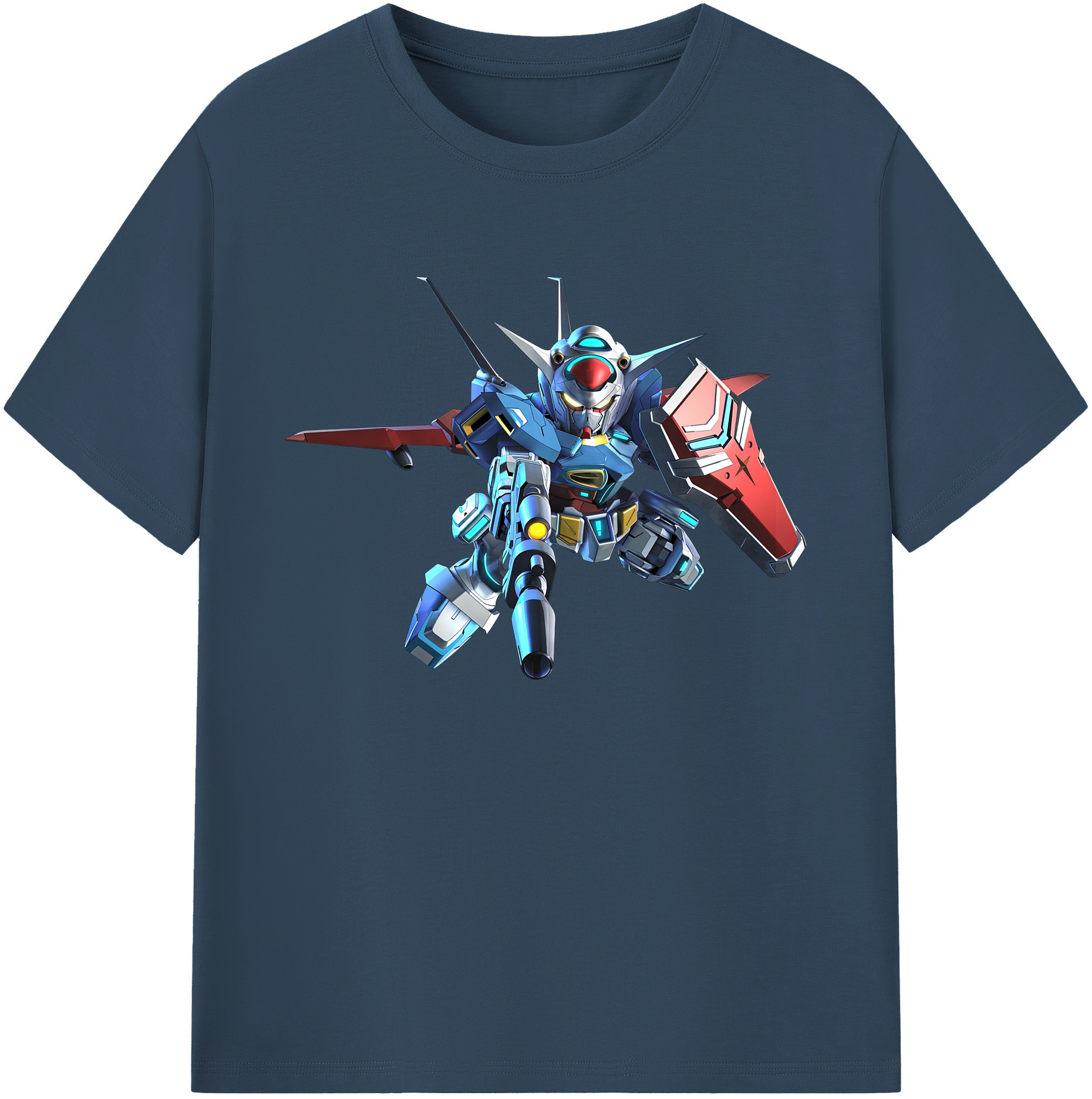 （画像用） 機動戦士ガンダム Mobile Suit Gundam 綿100％ メンズ半袖Tシャツ｜肌触りやわらか＆通気性