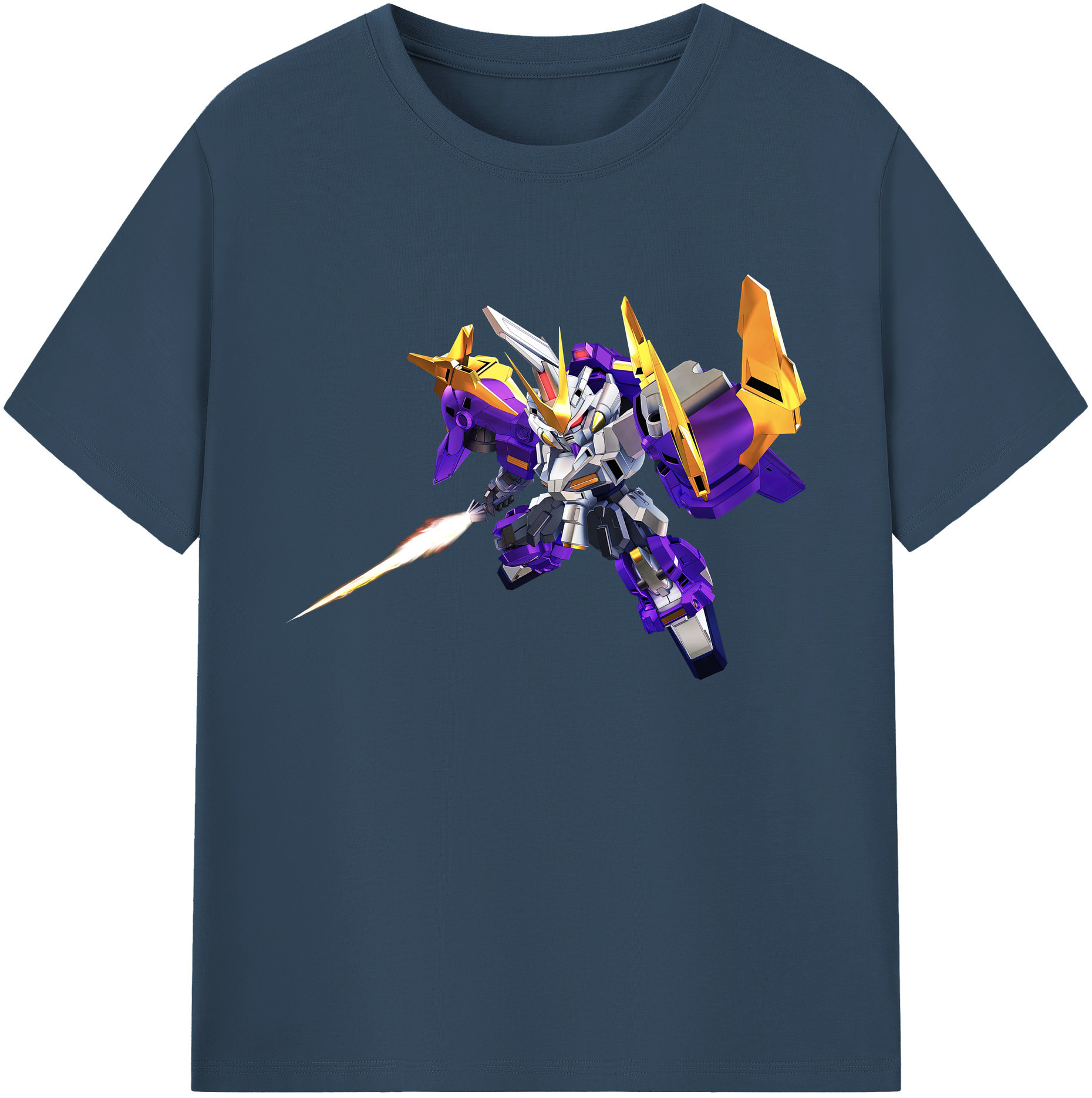 （画像用） 機動戦士ガンダム Mobile Suit Gundam 綿100％ メンズ半袖Tシャツ｜肌触りやわらか＆通気性