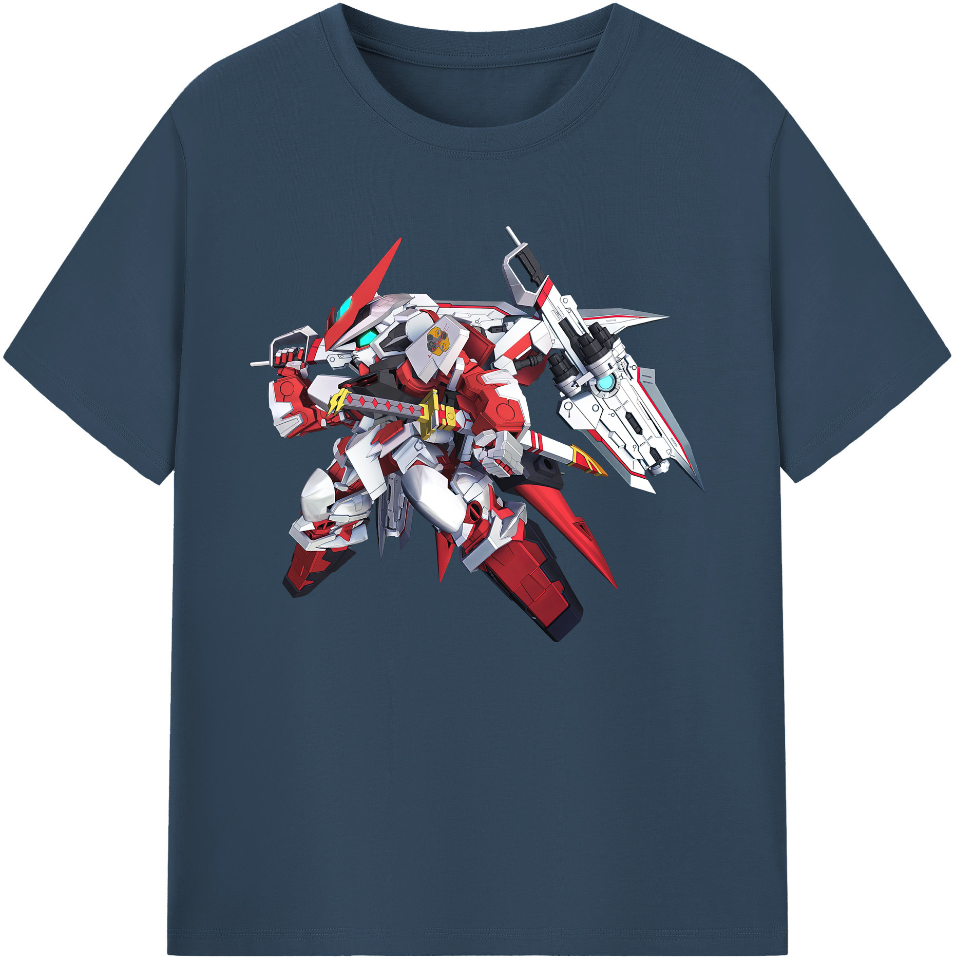 （画像用） 機動戦士ガンダム Mobile Suit Gundam 綿100％ メンズ半袖Tシャツ｜肌触りやわらか＆通気性