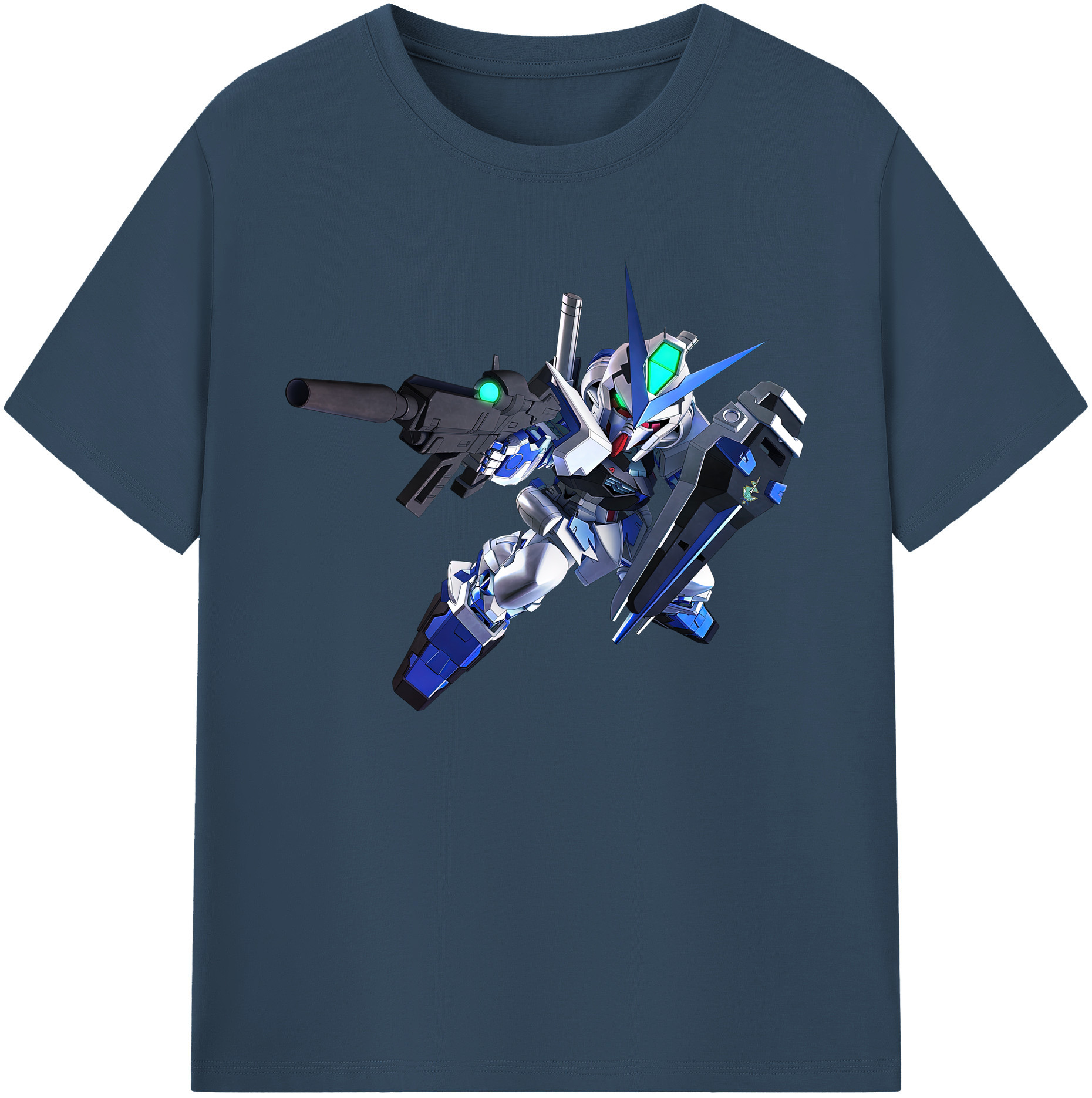 （画像用） 機動戦士ガンダム Mobile Suit Gundam 綿100％ メンズ半袖Tシャツ｜肌触りやわらか＆通気性