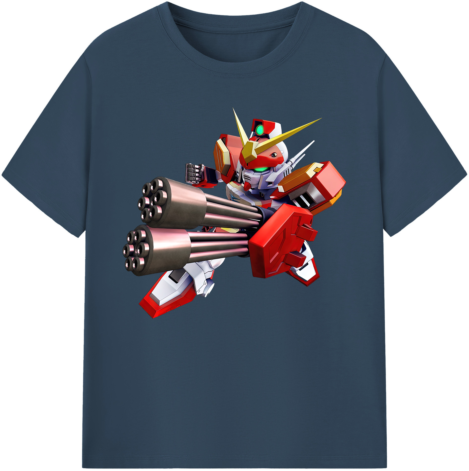 （画像用） 機動戦士ガンダム Mobile Suit Gundam 綿100％ メンズ半袖Tシャツ｜肌触りやわらか＆通気性