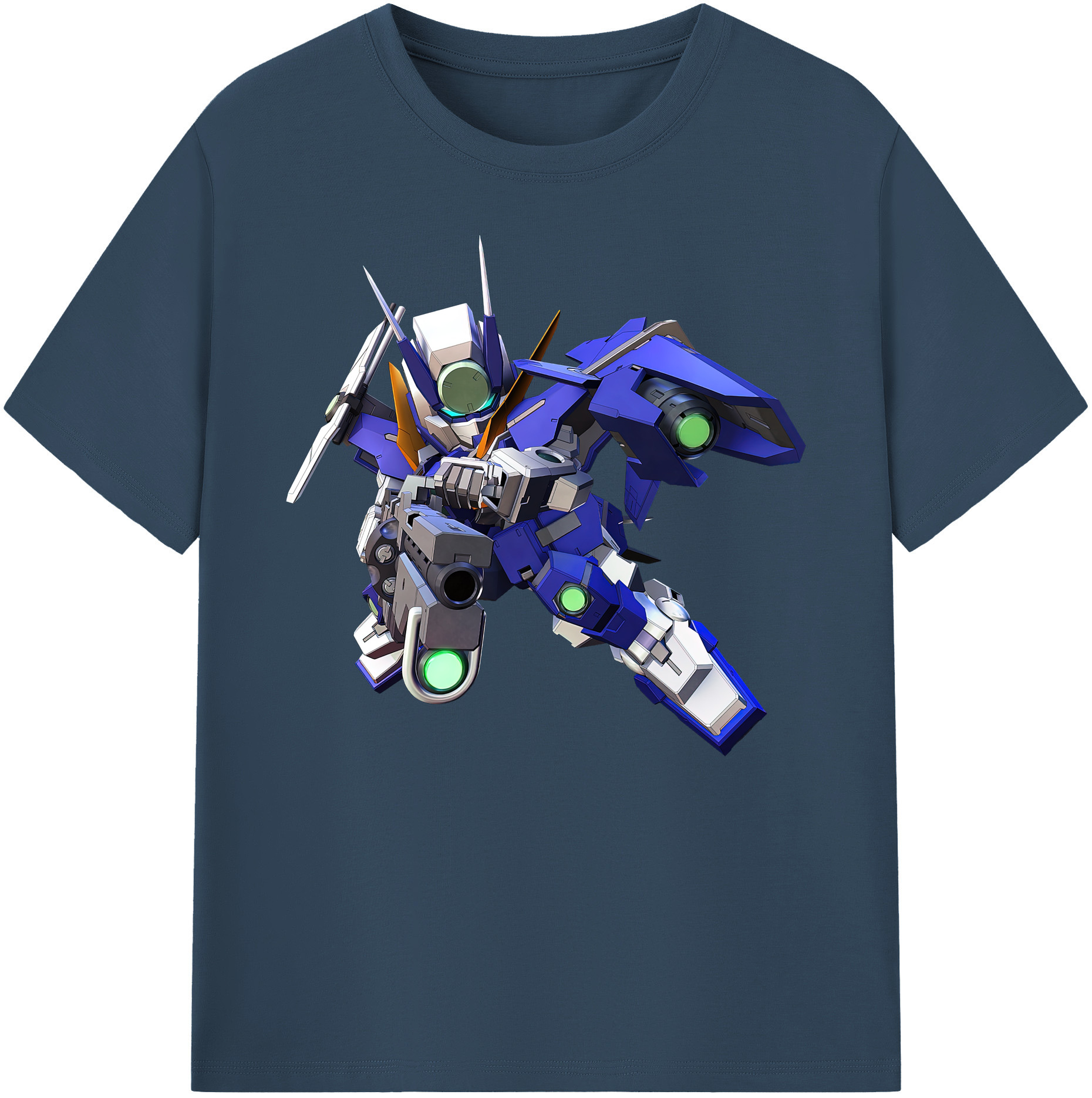 （画像用） 機動戦士ガンダム Mobile Suit Gundam 綿100％ メンズ半袖Tシャツ｜肌触りやわらか＆通気性