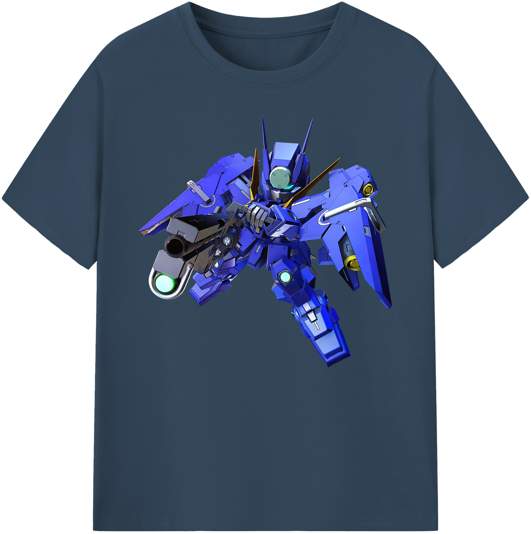 （画像用） 機動戦士ガンダム Mobile Suit Gundam 綿100％ メンズ半袖Tシャツ｜肌触りやわらか＆通気性