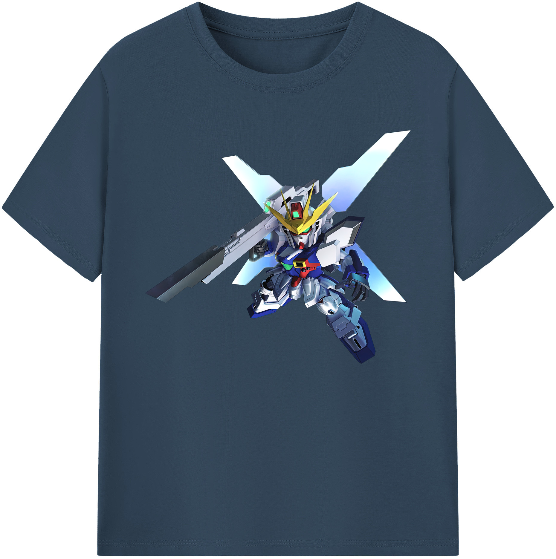 （画像用） 機動戦士ガンダム Mobile Suit Gundam 綿100％ メンズ半袖Tシャツ｜肌触りやわらか＆通気性