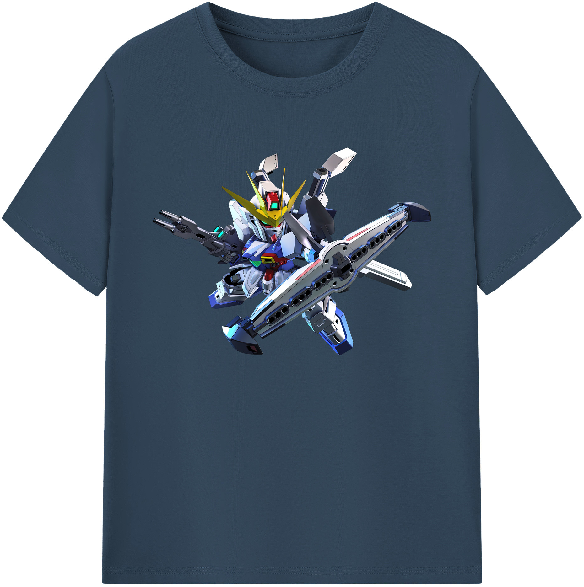 （画像用） 機動戦士ガンダム Mobile Suit Gundam 綿100％ メンズ半袖Tシャツ｜肌触りやわらか＆通気性