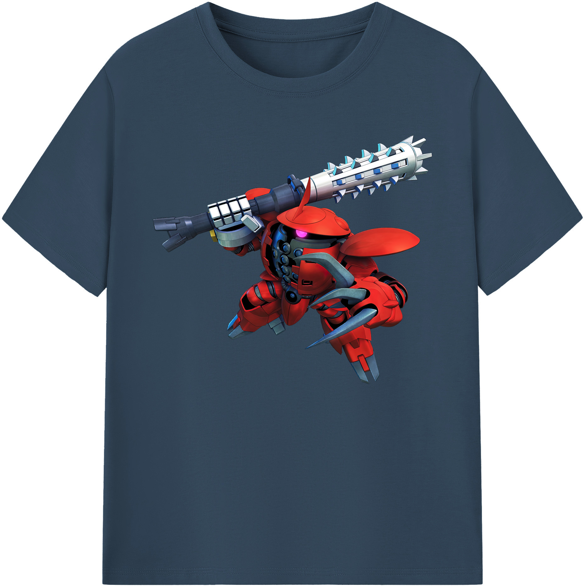 （画像用） 機動戦士ガンダム Mobile Suit Gundam 綿100％ メンズ半袖Tシャツ｜肌触りやわらか＆通気性