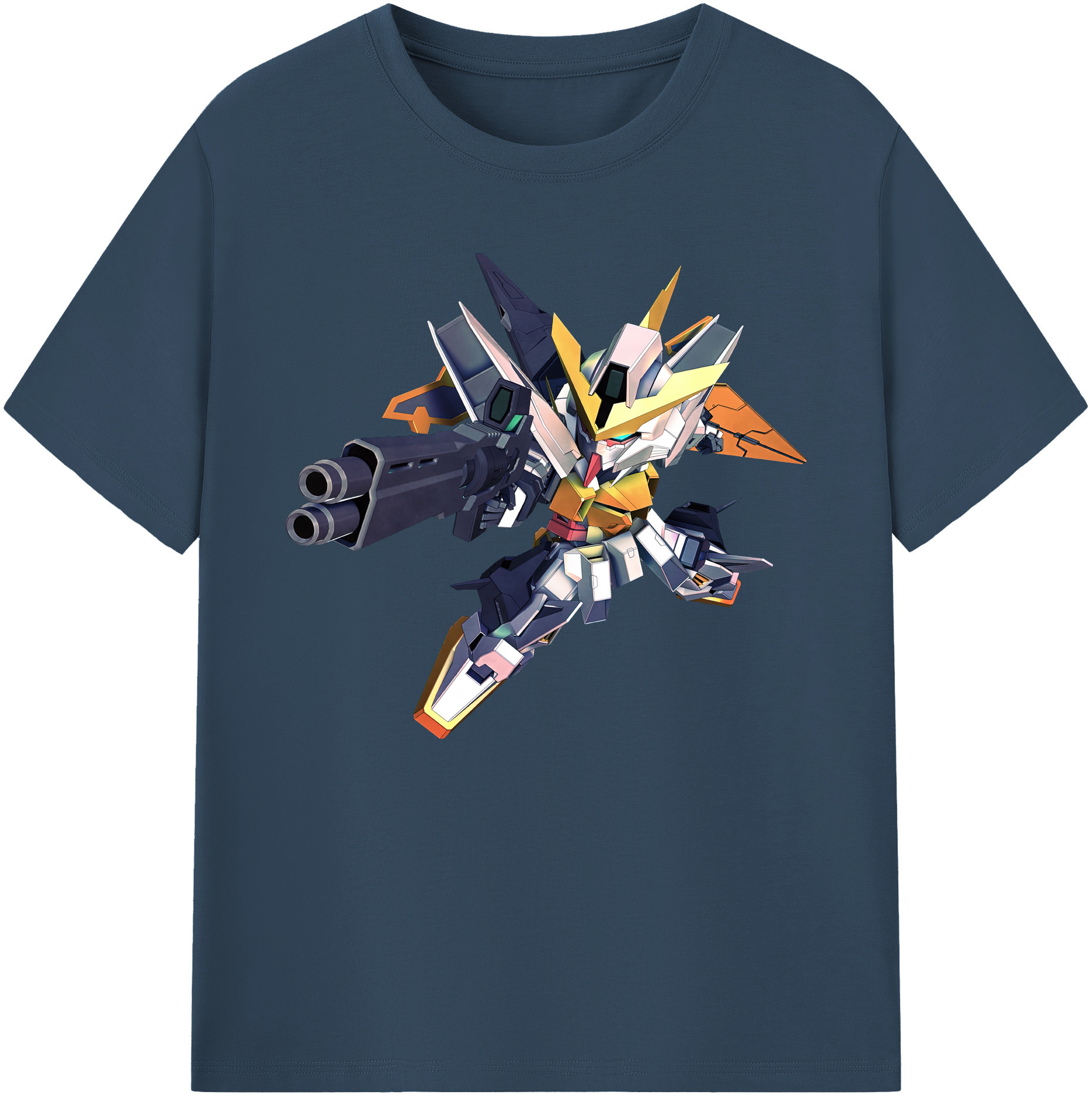 （画像用） 機動戦士ガンダム Mobile Suit Gundam 綿100％ メンズ半袖Tシャツ｜肌触りやわらか＆通気性