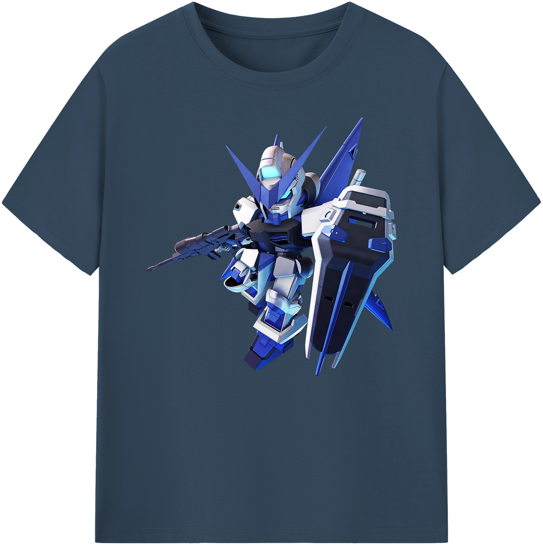 （画像用） 機動戦士ガンダム Mobile Suit Gundam 綿100％ メンズ半袖Tシャツ｜肌触りやわらか＆通気性