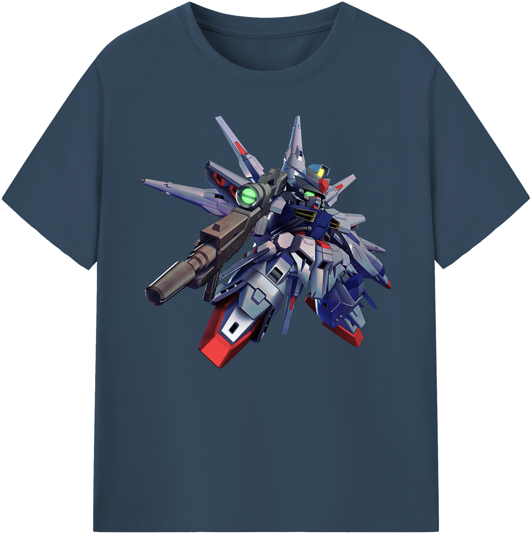（画像用） 機動戦士ガンダム Mobile Suit Gundam 綿100％ メンズ半袖Tシャツ｜肌触りやわらか＆通気性