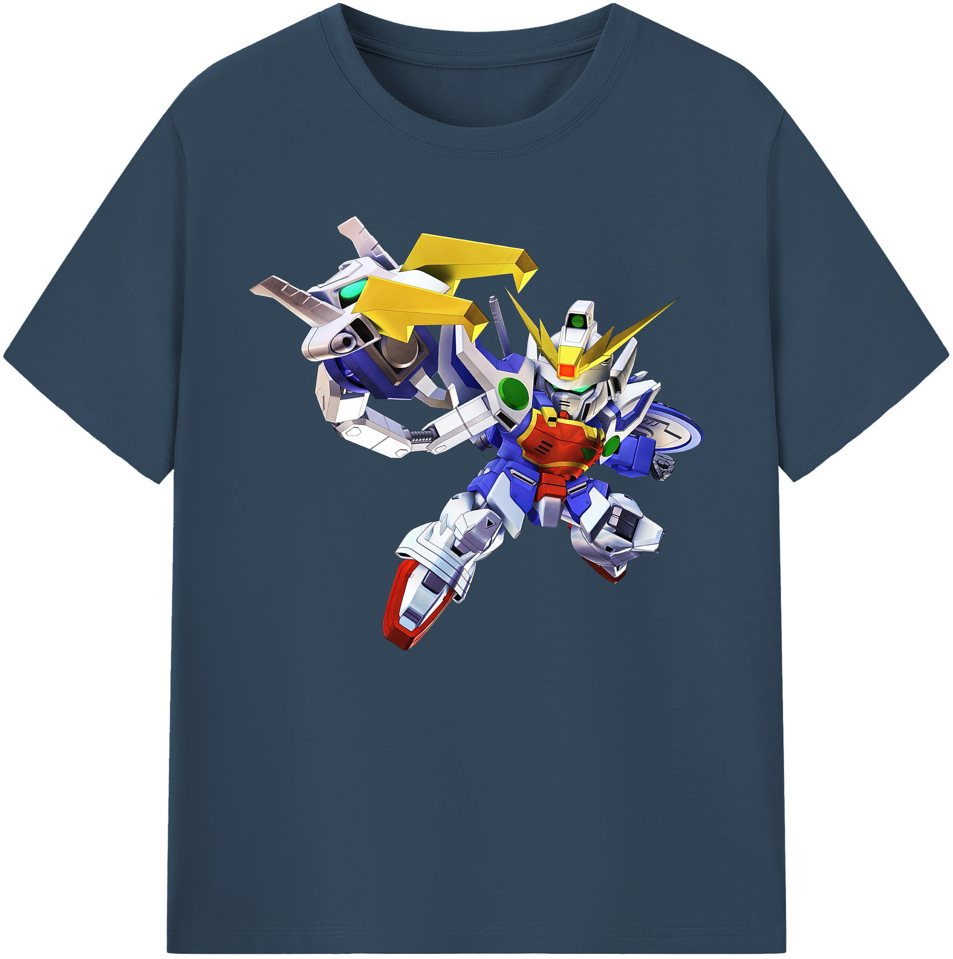 （画像用） 機動戦士ガンダム Mobile Suit Gundam 綿100％ メンズ半袖Tシャツ｜肌触りやわらか＆通気性