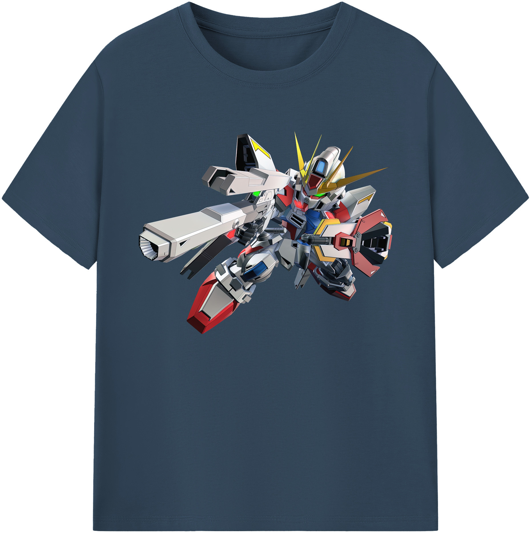 （画像用） 機動戦士ガンダム Mobile Suit Gundam 綿100％ メンズ半袖Tシャツ｜肌触りやわらか＆通気性