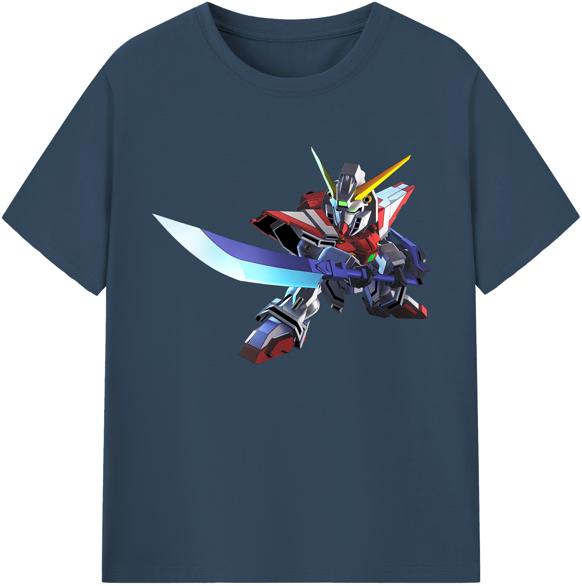 （画像用） 機動戦士ガンダム Mobile Suit Gundam 綿100％ メンズ半袖Tシャツ｜肌触りやわらか＆通気性