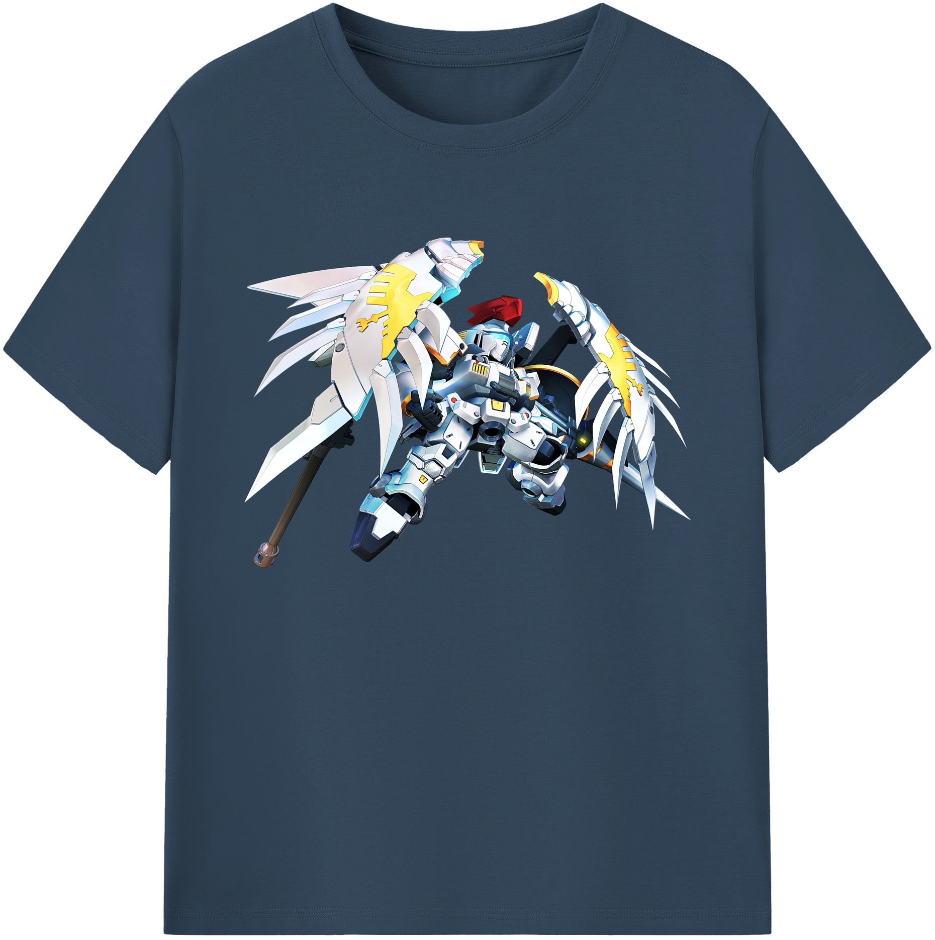 （画像用） 機動戦士ガンダム Mobile Suit Gundam 綿100％ メンズ半袖Tシャツ｜肌触りやわらか＆通気性