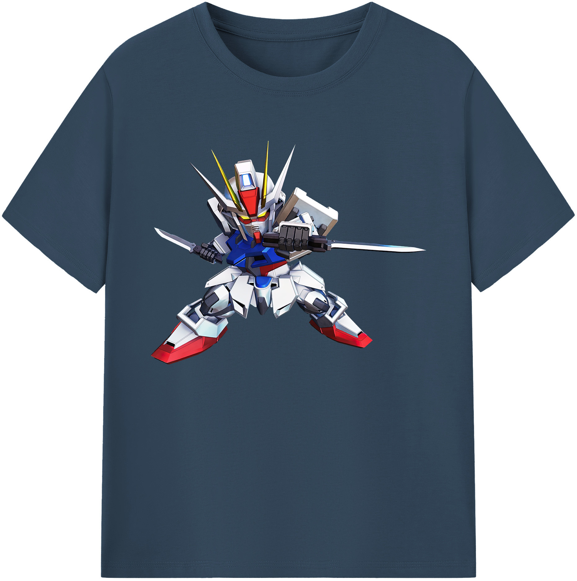 （画像用） 機動戦士ガンダム Mobile Suit Gundam 綿100％ メンズ半袖Tシャツ｜肌触りやわらか＆通気性