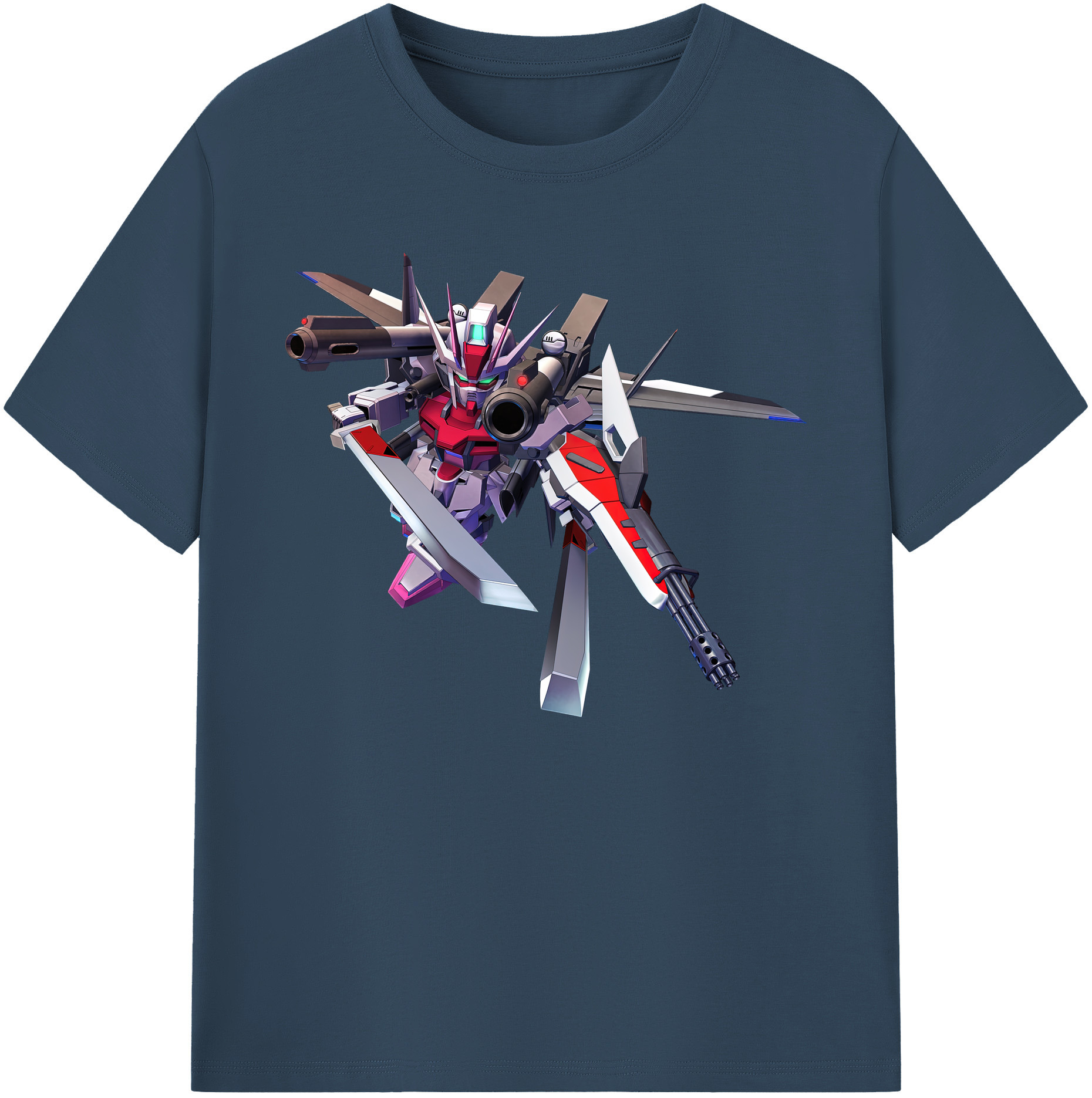 （画像用） 機動戦士ガンダム Mobile Suit Gundam 綿100％ メンズ半袖Tシャツ｜肌触りやわらか＆通気性
