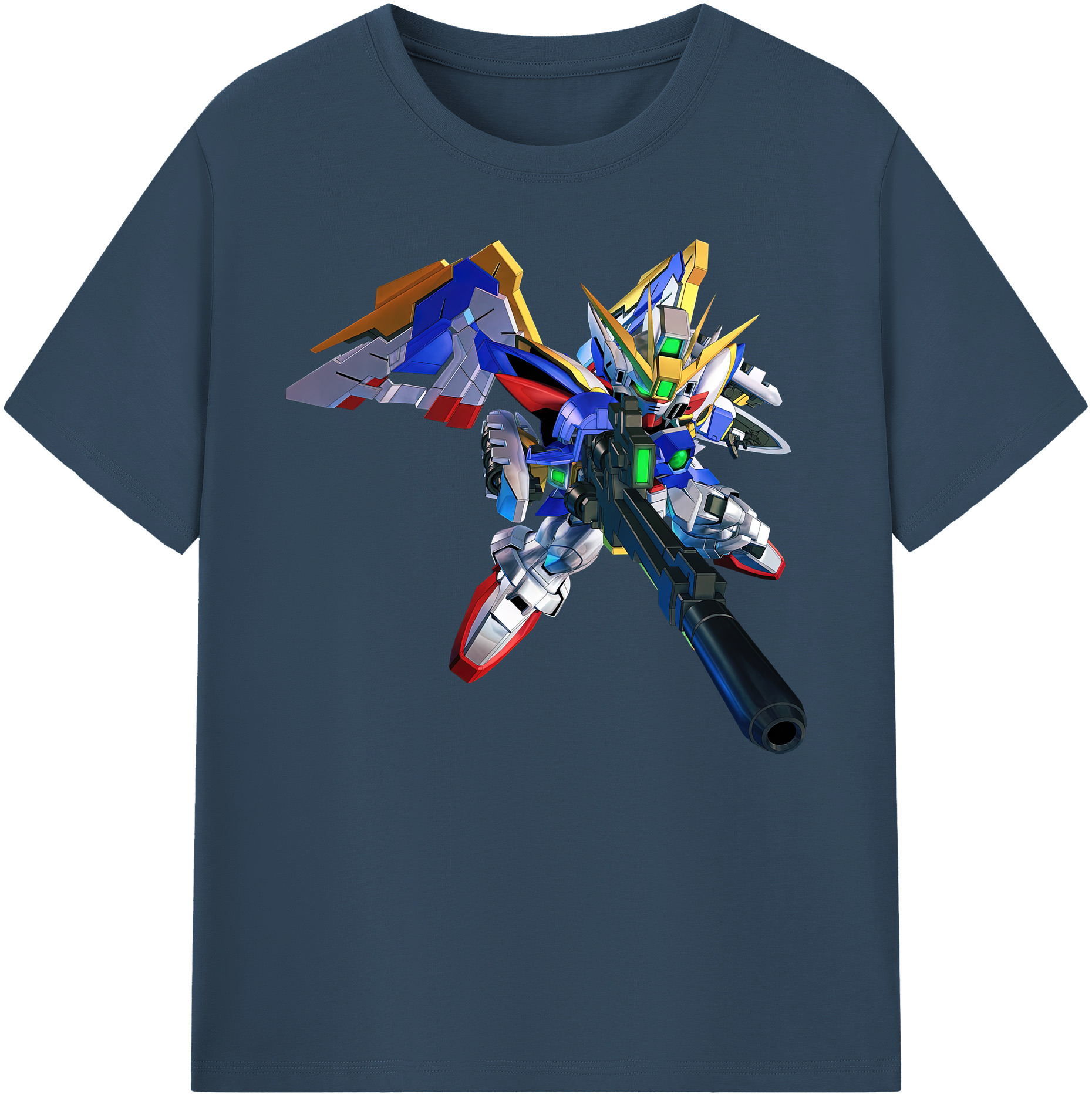 （画像用） 機動戦士ガンダム Mobile Suit Gundam 綿100％ メンズ半袖Tシャツ｜肌触りやわらか＆通気性