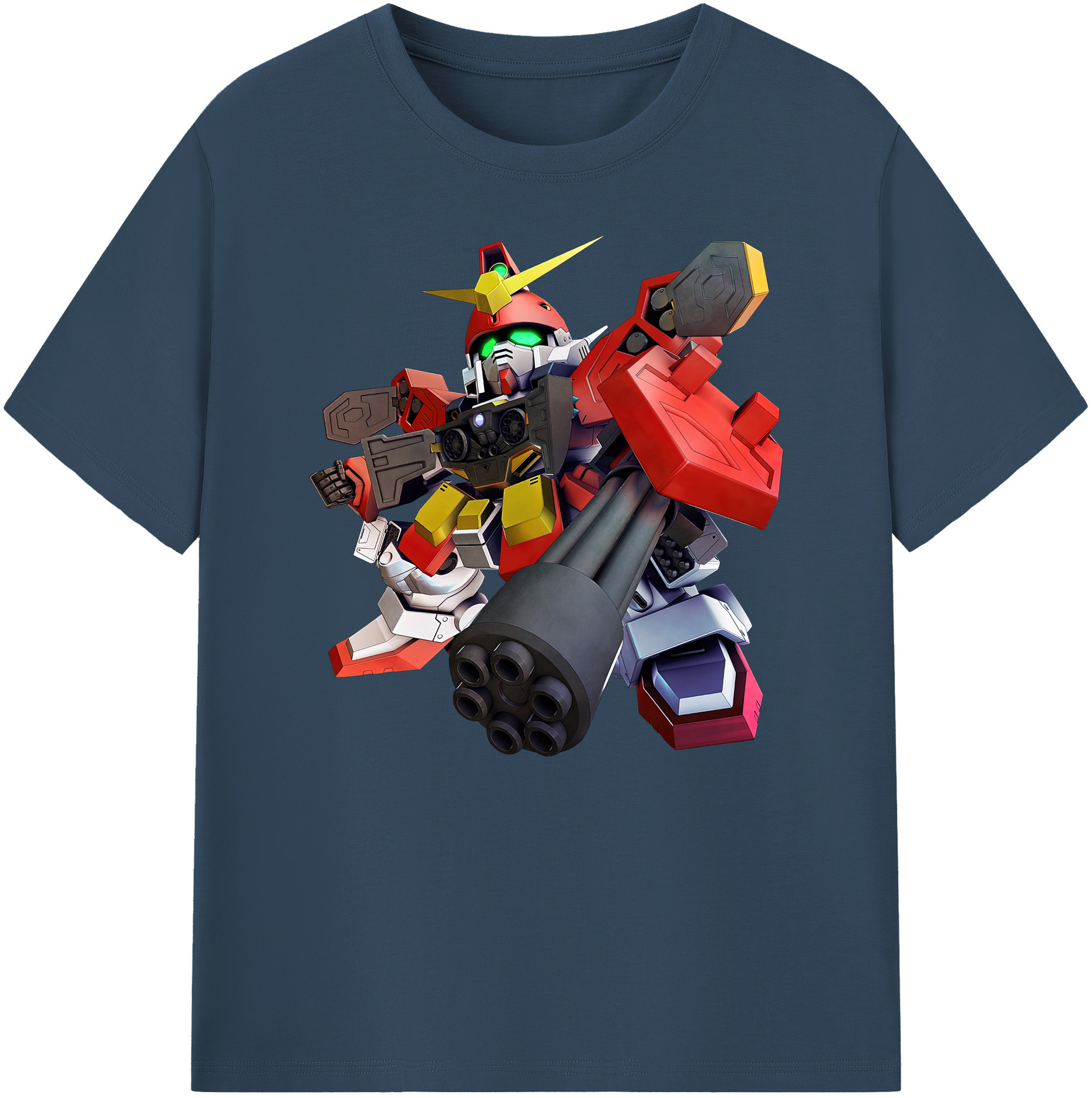 （画像用） 機動戦士ガンダム Mobile Suit Gundam 綿100％ メンズ半袖Tシャツ｜肌触りやわらか＆通気性