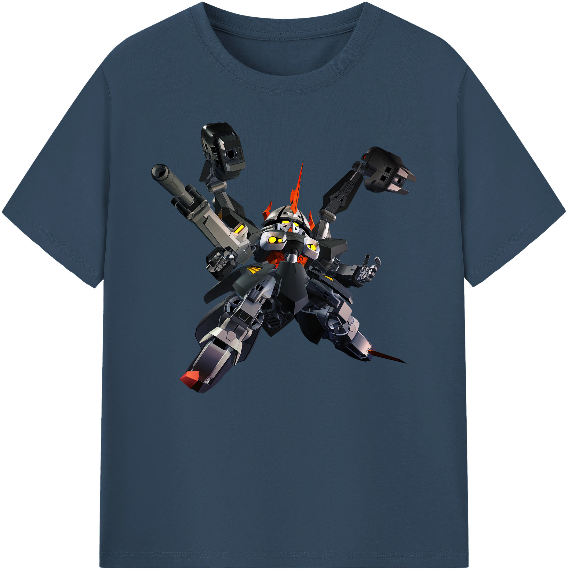 （画像用） 機動戦士ガンダム Mobile Suit Gundam 綿100％ メンズ半袖Tシャツ｜肌触りやわらか＆通気性