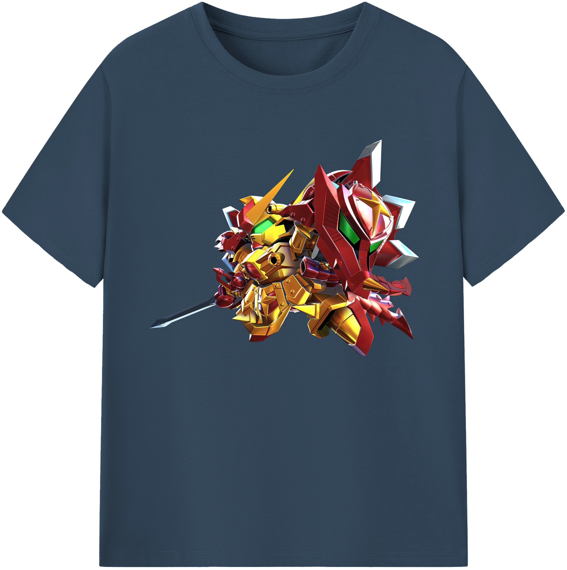 （画像用） 機動戦士ガンダム Mobile Suit Gundam 綿100％ メンズ半袖Tシャツ｜肌触りやわらか＆通気性