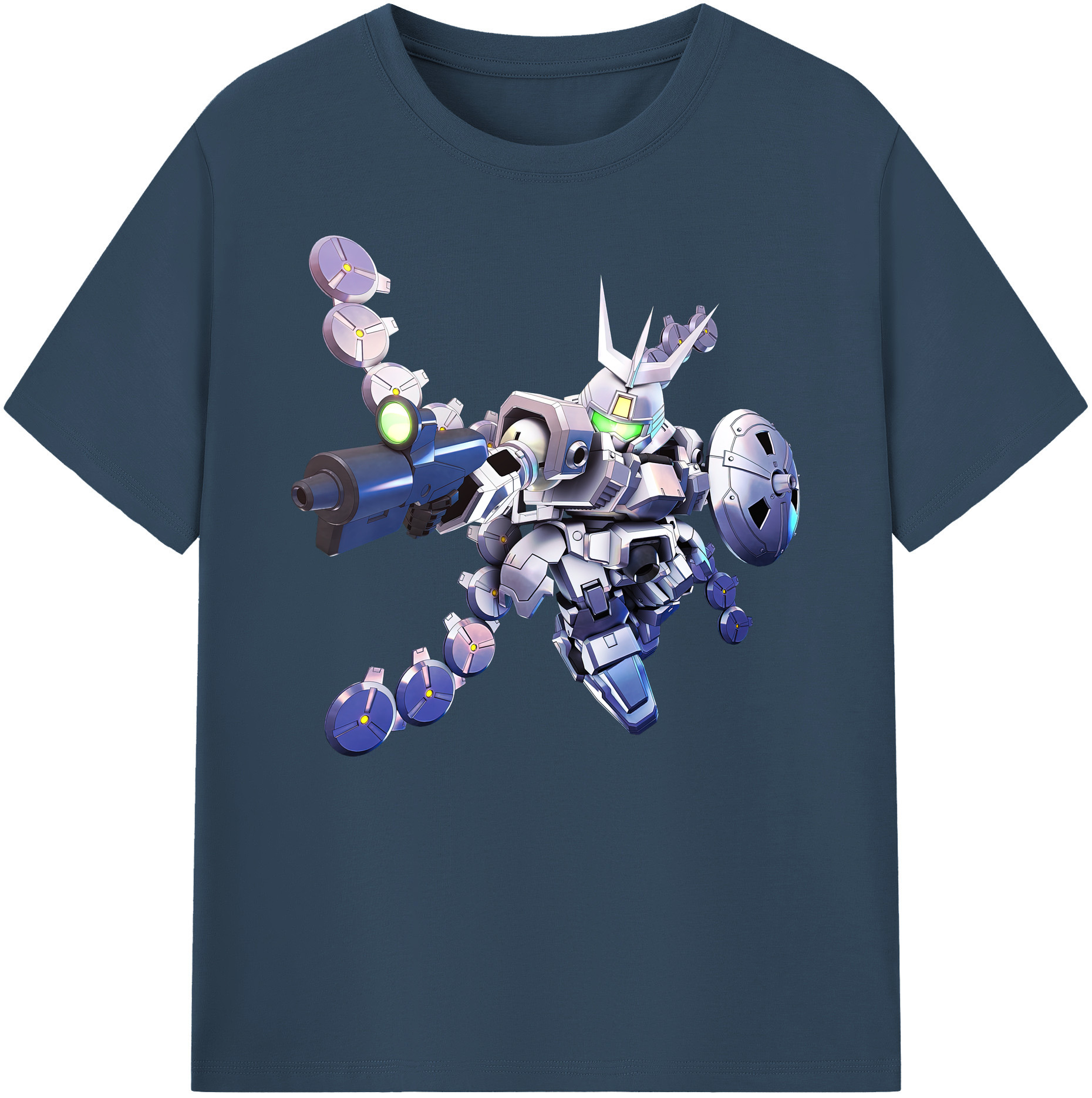 （画像用） 機動戦士ガンダム Mobile Suit Gundam 綿100％ メンズ半袖Tシャツ｜肌触りやわらか＆通気性