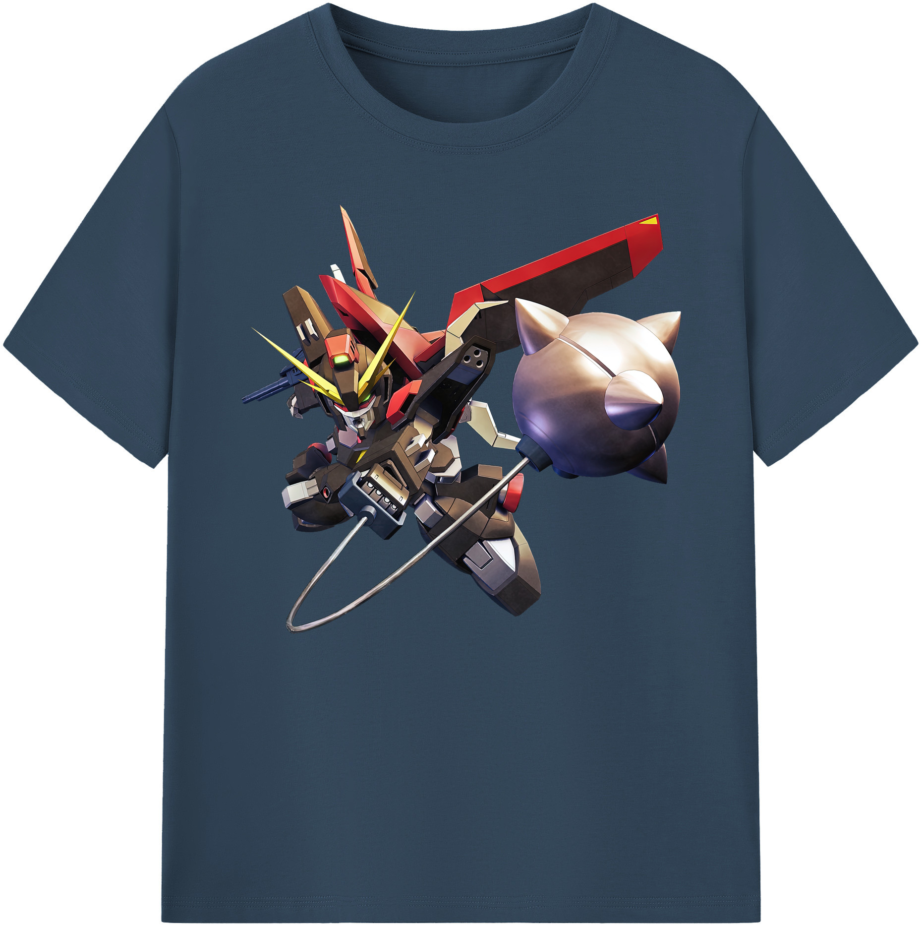 （画像用） 機動戦士ガンダム Mobile Suit Gundam 綿100％ メンズ半袖Tシャツ｜肌触りやわらか＆通気性