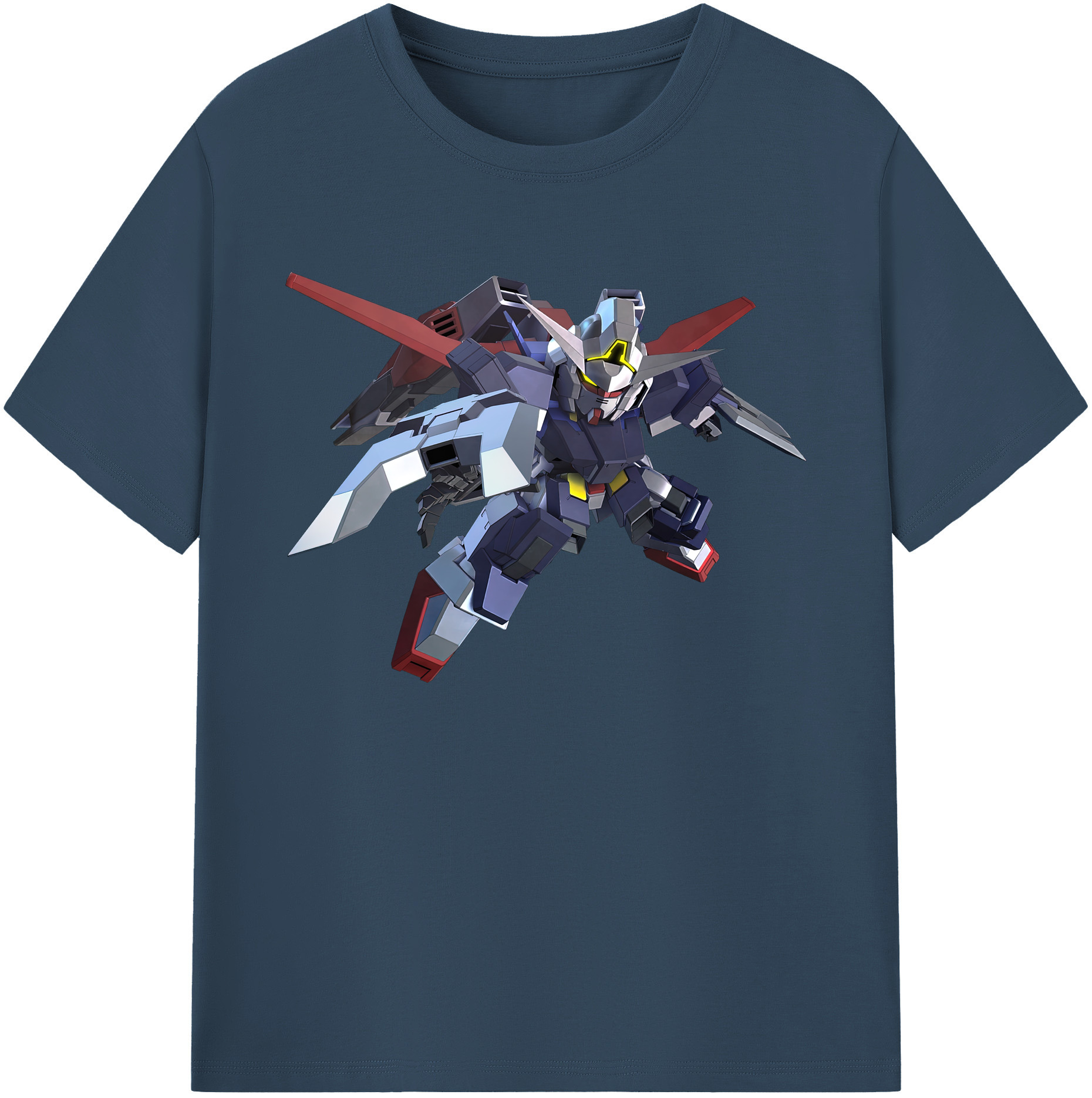 （画像用） 機動戦士ガンダム Mobile Suit Gundam 綿100％ メンズ半袖Tシャツ｜肌触りやわらか＆通気性