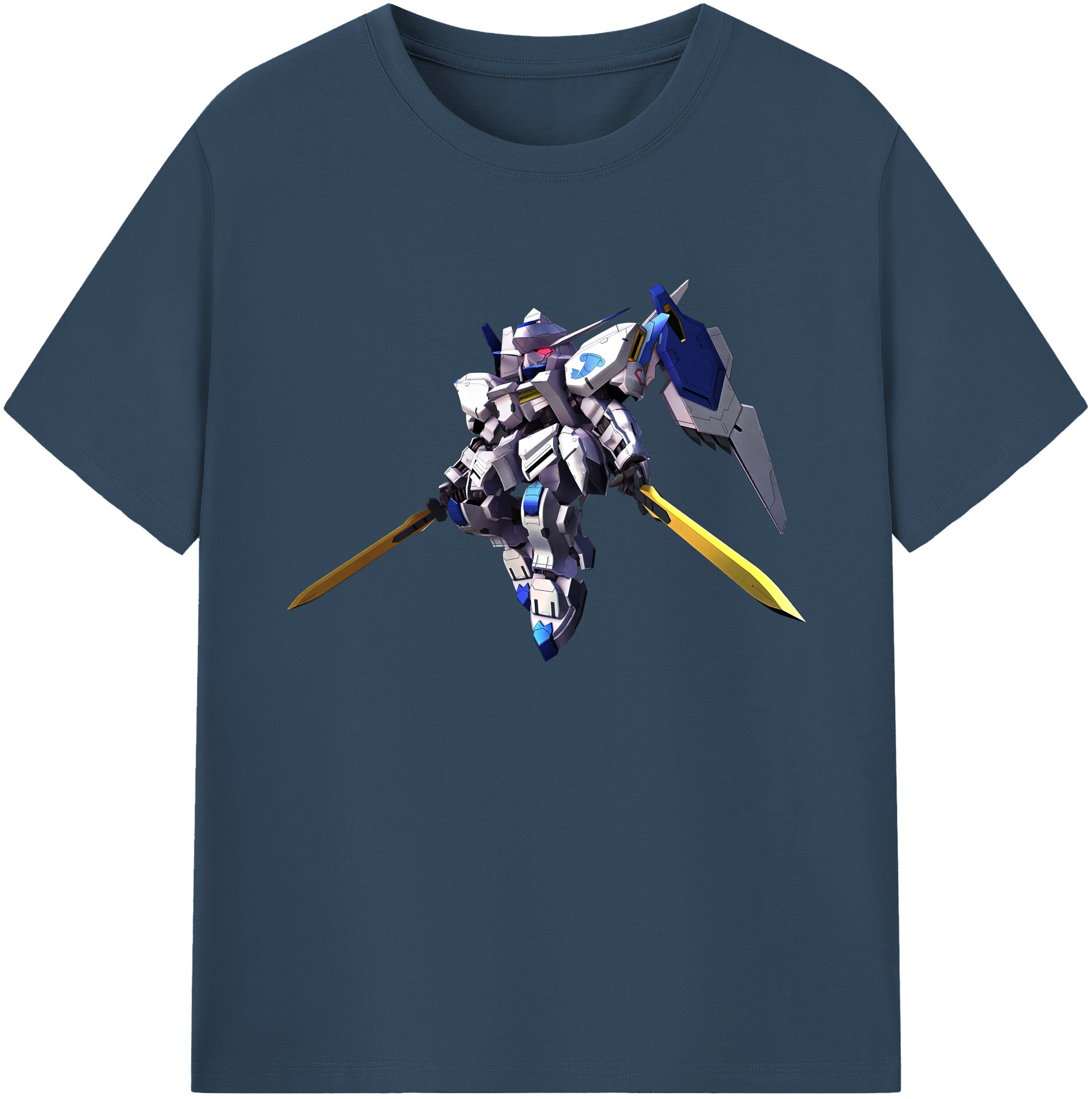 （画像用） 機動戦士ガンダム Mobile Suit Gundam 綿100％ メンズ半袖Tシャツ｜肌触りやわらか＆通気性