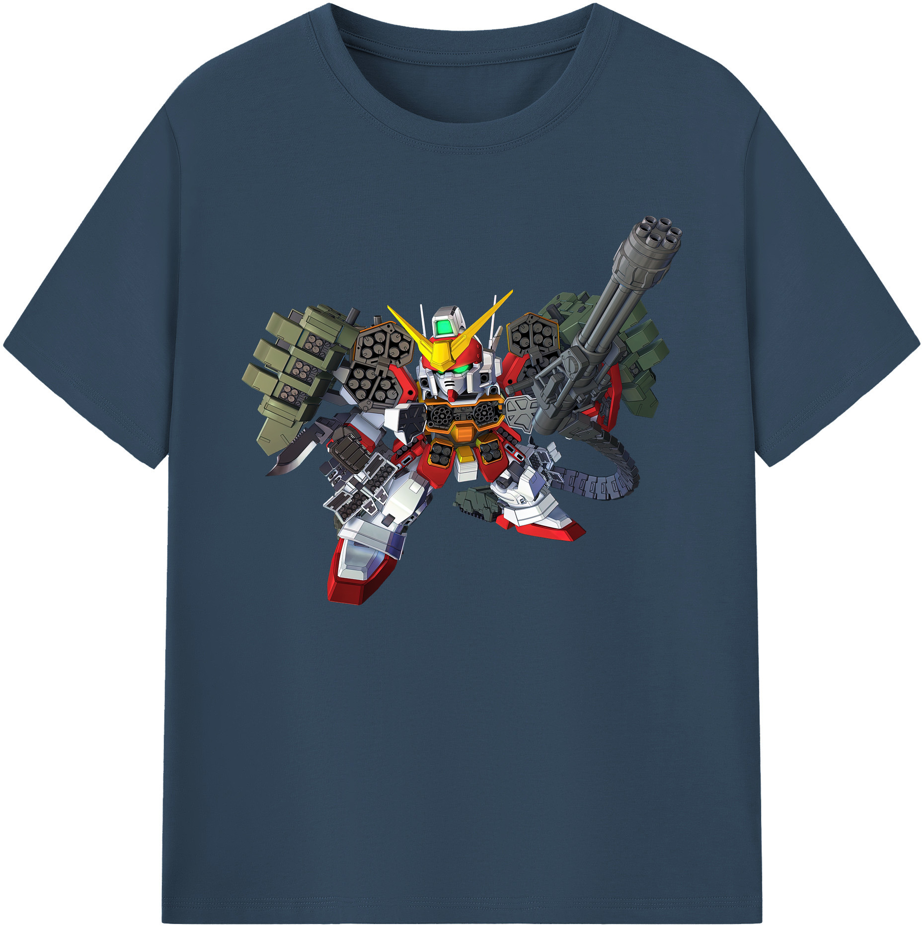 （画像用） 機動戦士ガンダム Mobile Suit Gundam 綿100％ メンズ半袖Tシャツ｜肌触りやわらか＆通気性