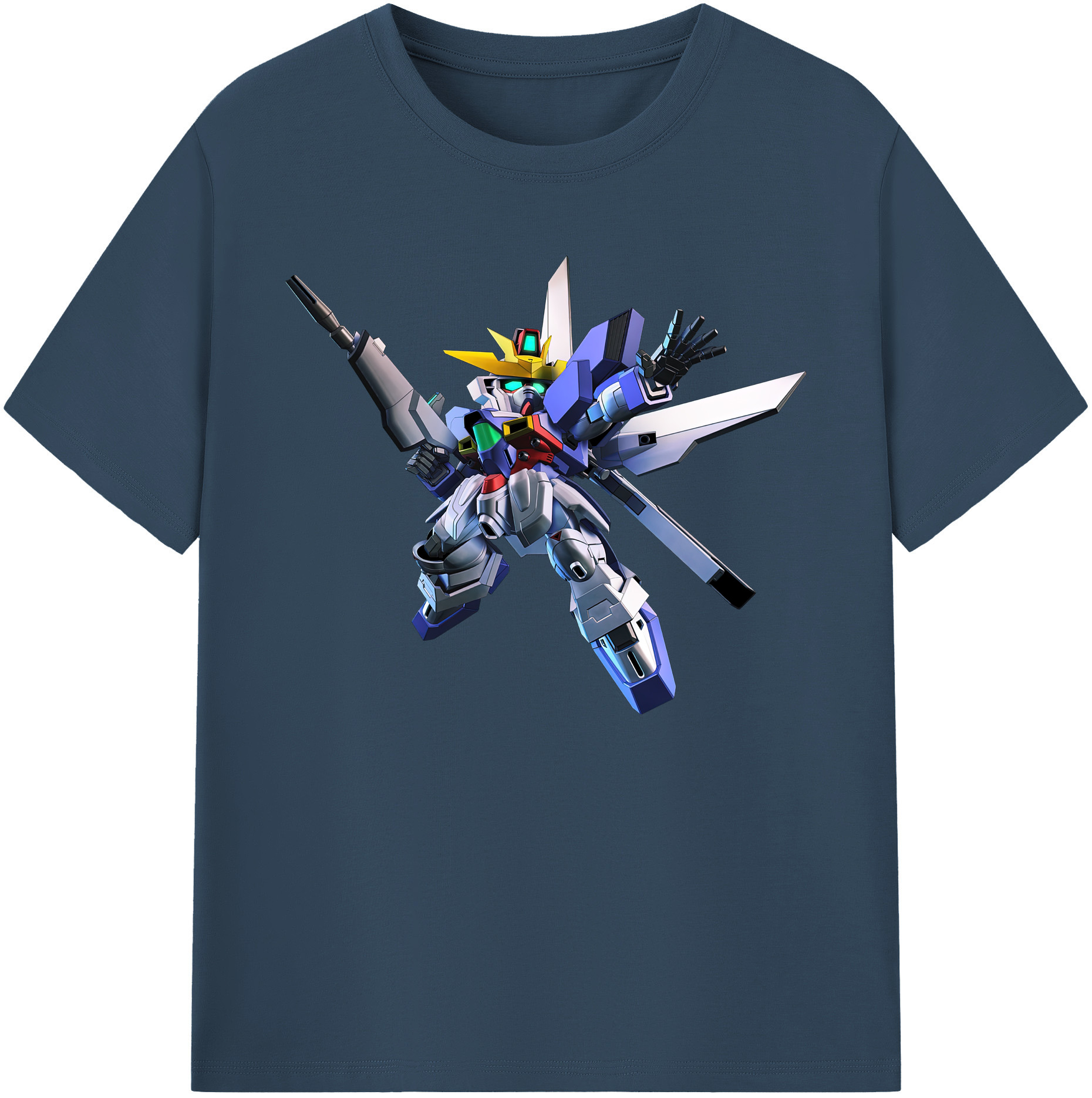 （画像用） 機動戦士ガンダム Mobile Suit Gundam 綿100％ メンズ半袖Tシャツ｜肌触りやわらか＆通気性