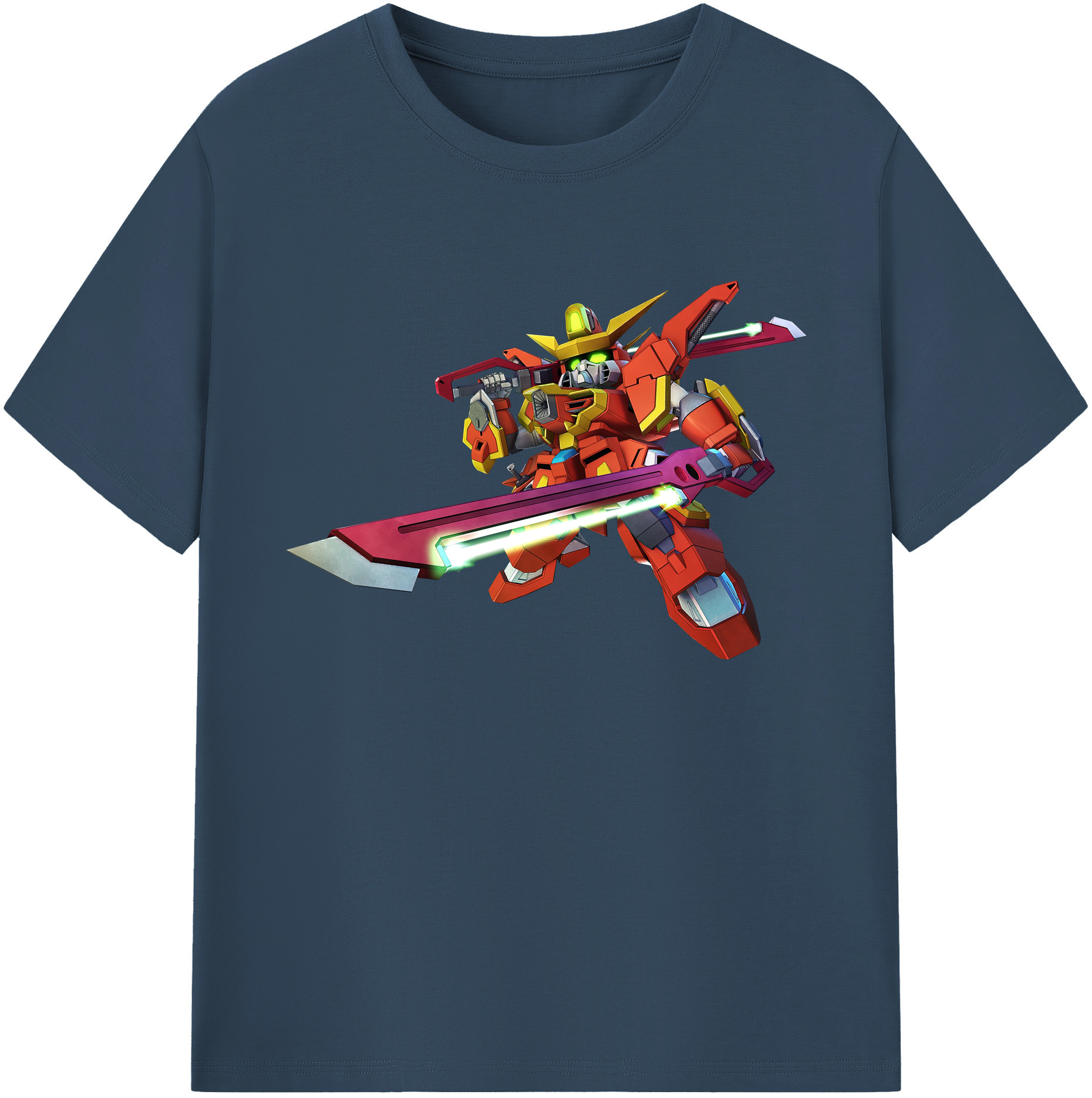 （画像用） 機動戦士ガンダム Mobile Suit Gundam 綿100％ メンズ半袖Tシャツ｜肌触りやわらか＆通気性