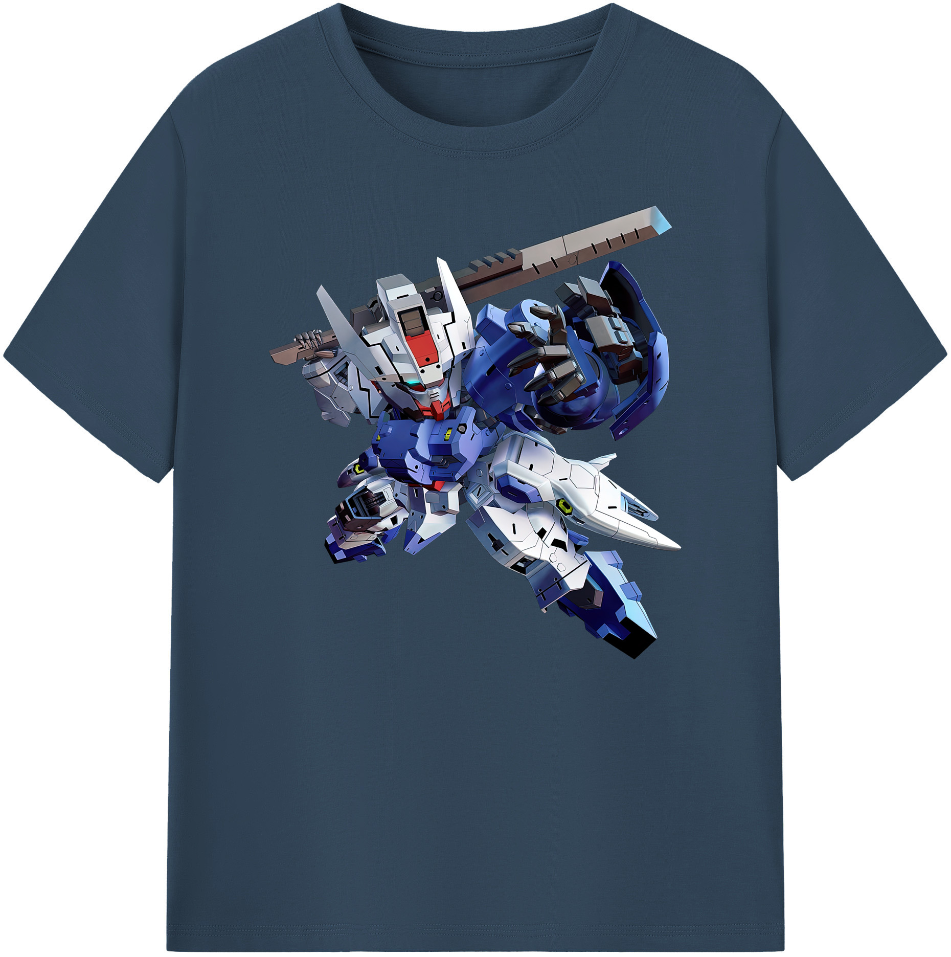 （画像用） 機動戦士ガンダム Mobile Suit Gundam 綿100％ メンズ半袖Tシャツ｜肌触りやわらか＆通気性