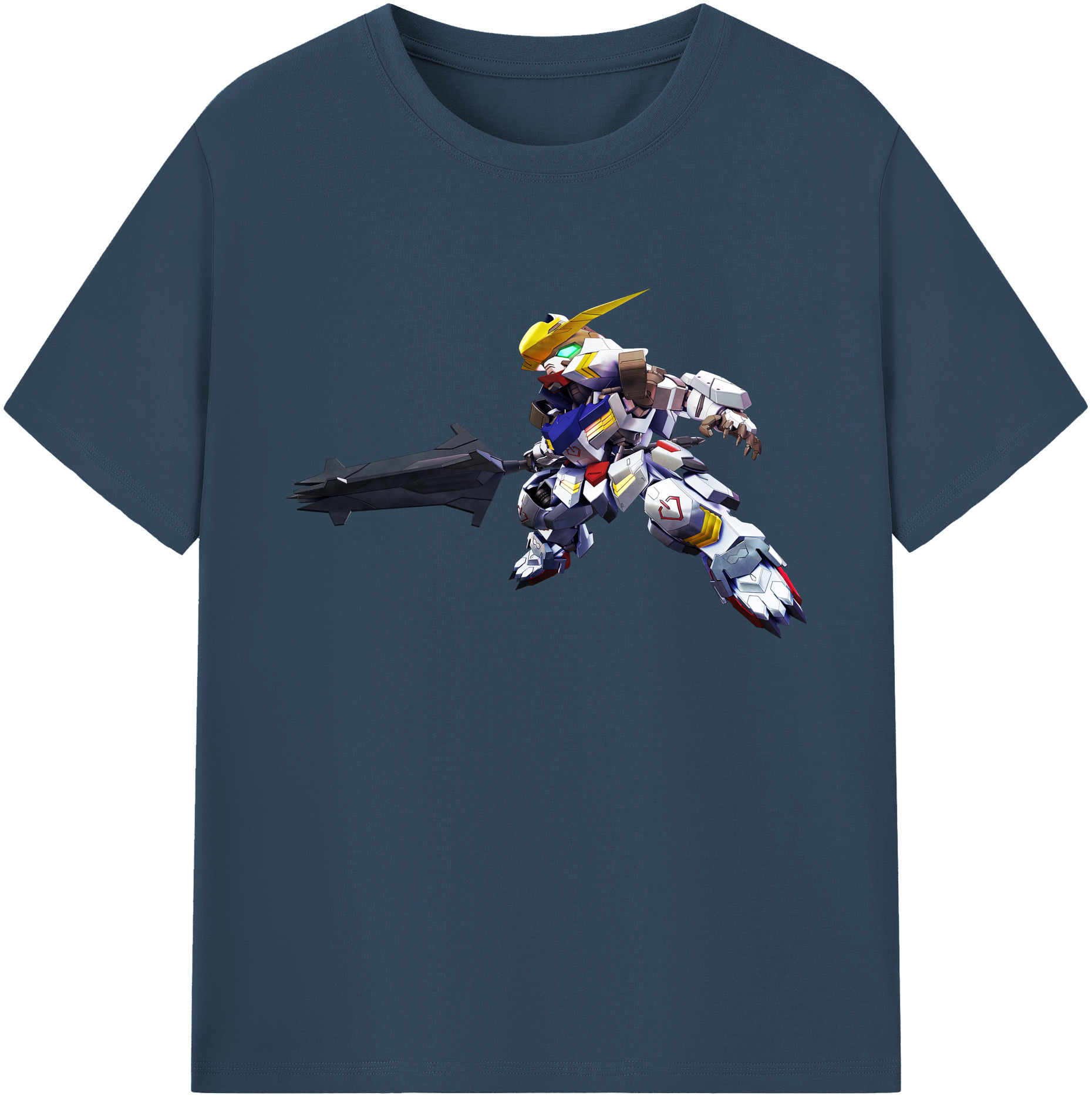 （画像用） 機動戦士ガンダム Mobile Suit Gundam 綿100％ メンズ半袖Tシャツ｜肌触りやわらか＆通気性