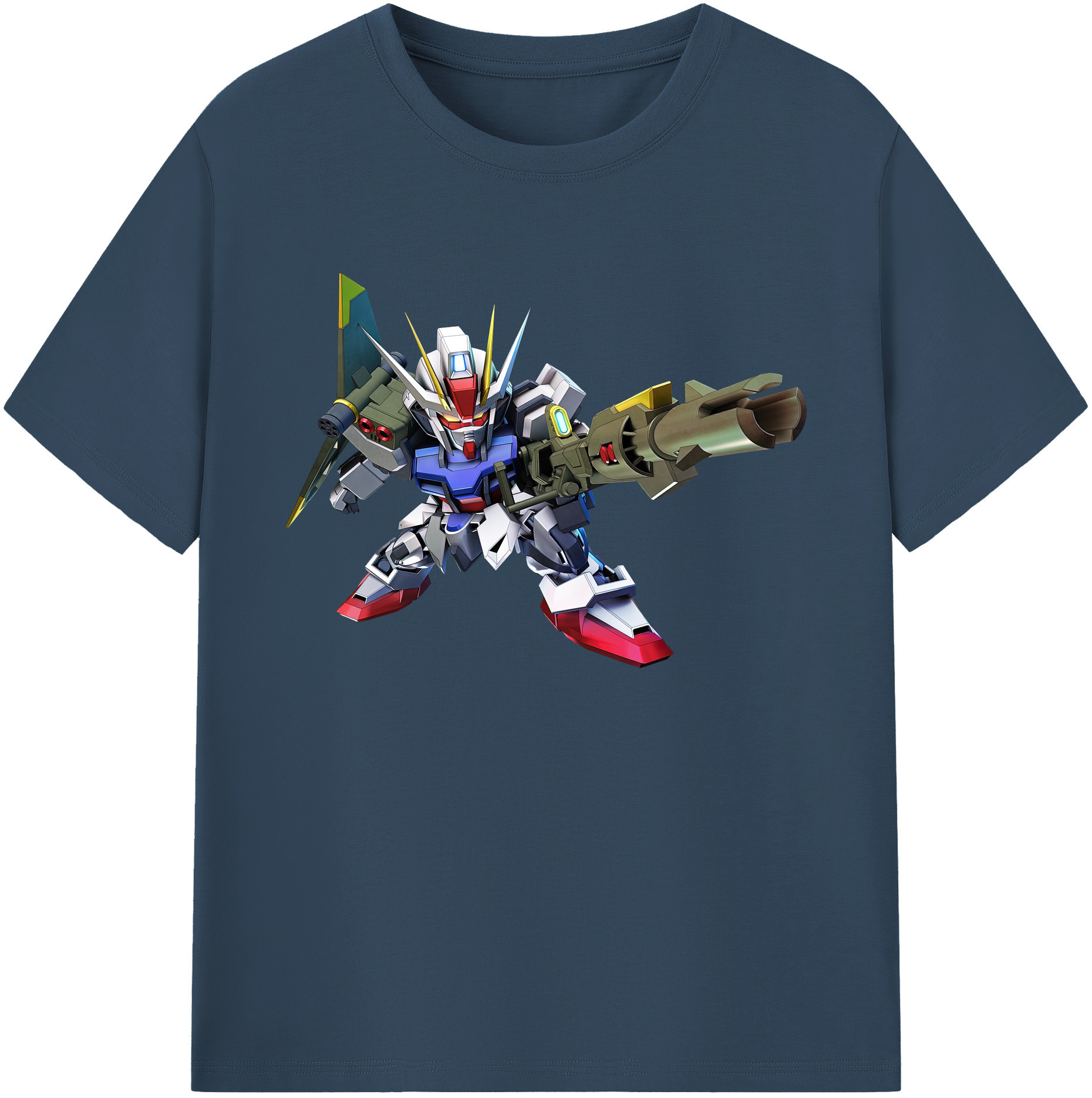 （画像用） 機動戦士ガンダム Mobile Suit Gundam 綿100％ メンズ半袖Tシャツ｜肌触りやわらか＆通気性