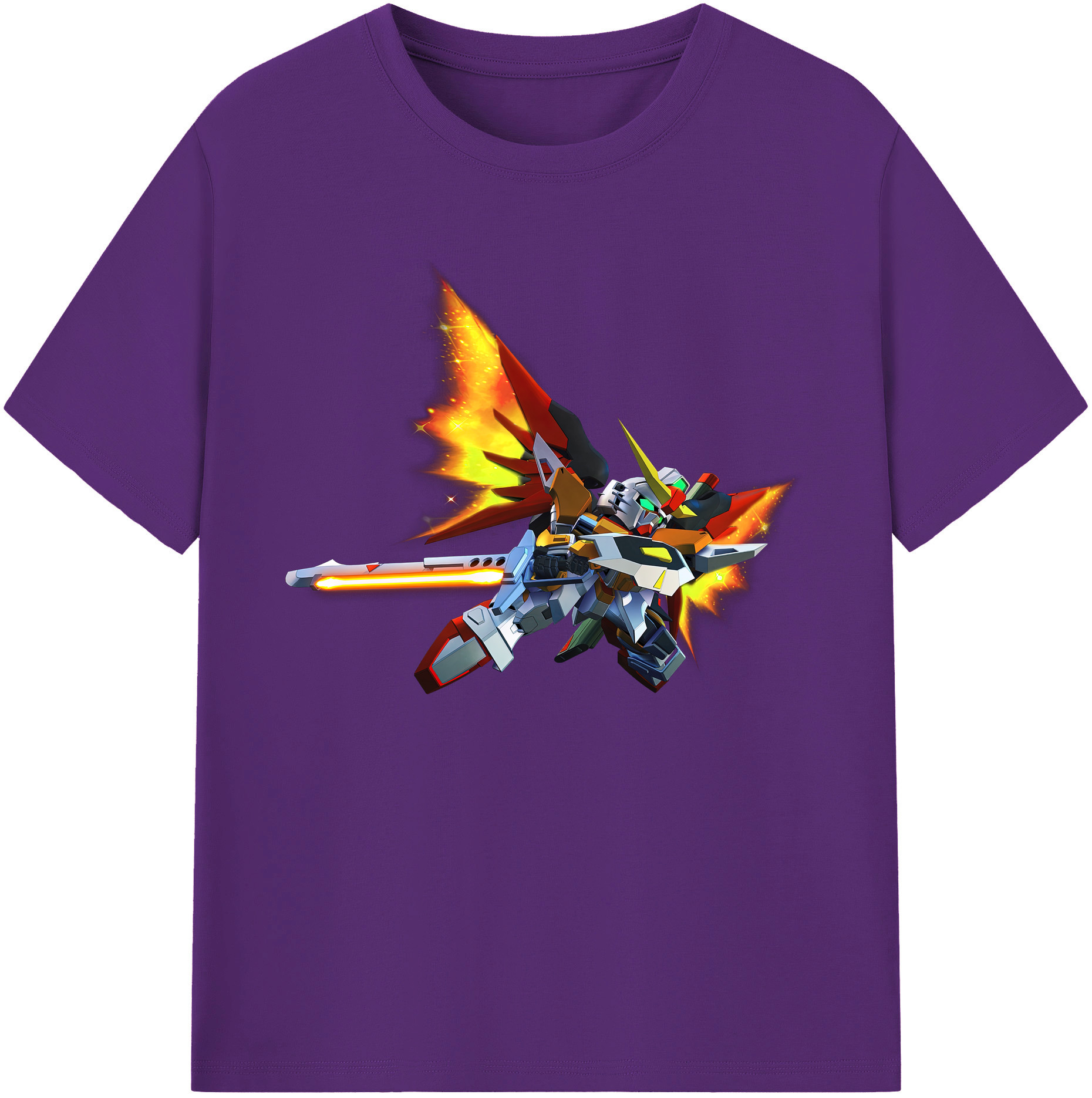 （画像用） 機動戦士ガンダム Mobile Suit Gundam 綿100％ メンズ半袖Tシャツ｜肌触りやわらか＆通気性