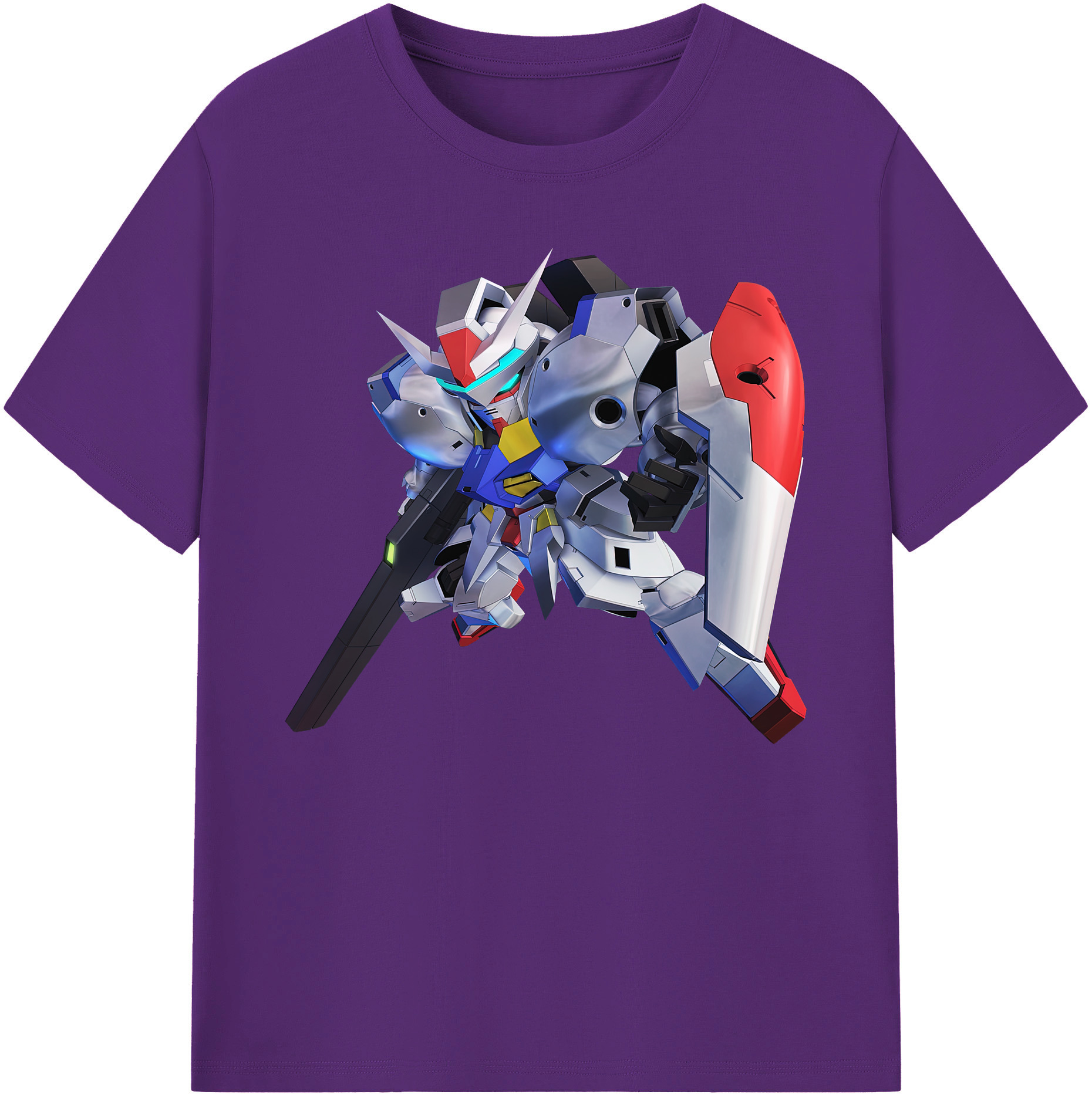 （画像用） 機動戦士ガンダム Mobile Suit Gundam 綿100％ メンズ半袖Tシャツ｜肌触りやわらか＆通気性